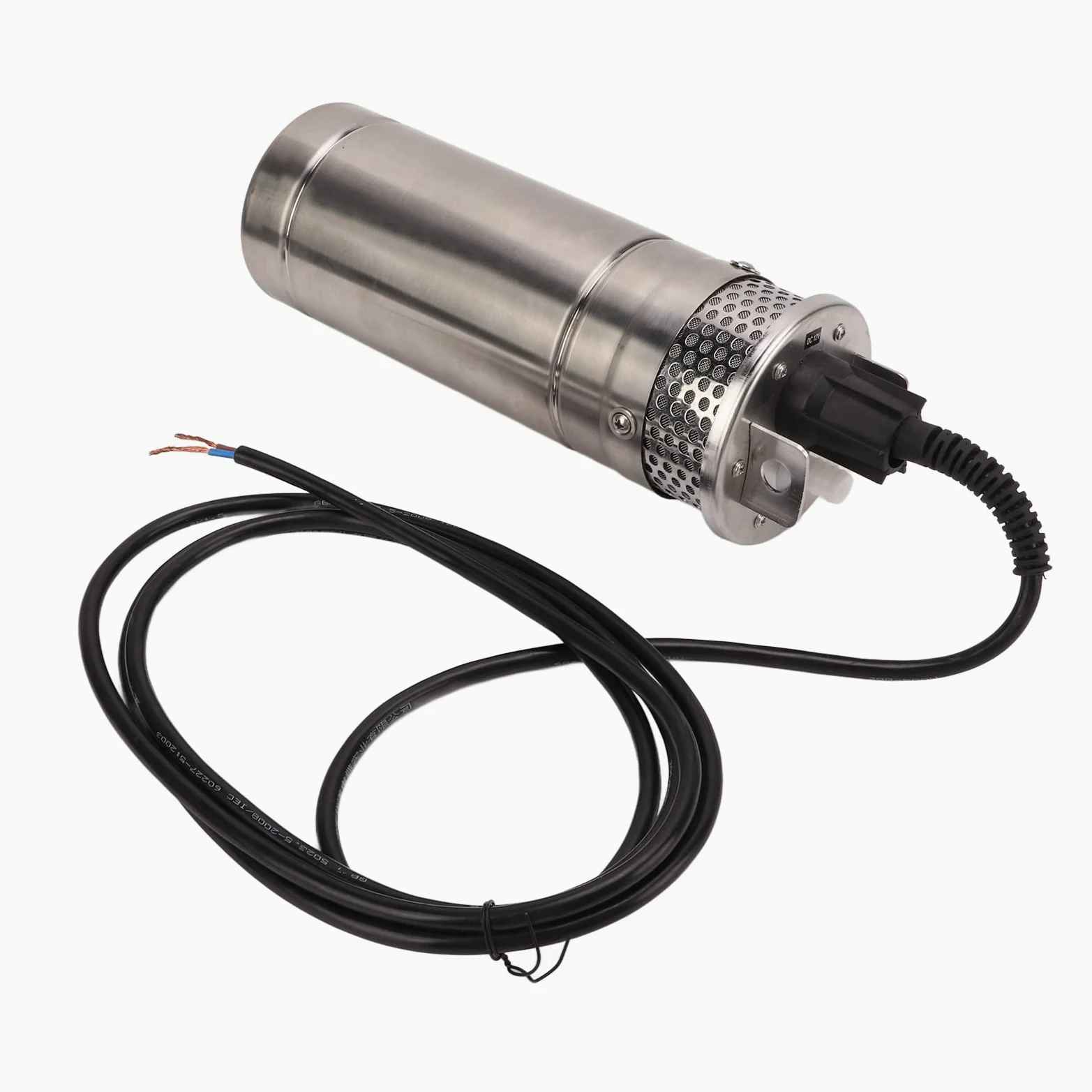Fafeicy Kit Pompa Ad Energia Solare Pompa Sommergibile per Pozzo Profondo da 12 V con Potenza di 120 W Sollevamento di 230 Piedi Flusso di 3,2 GPM Corpo in Acciaio Inossidabile per (DC12V)