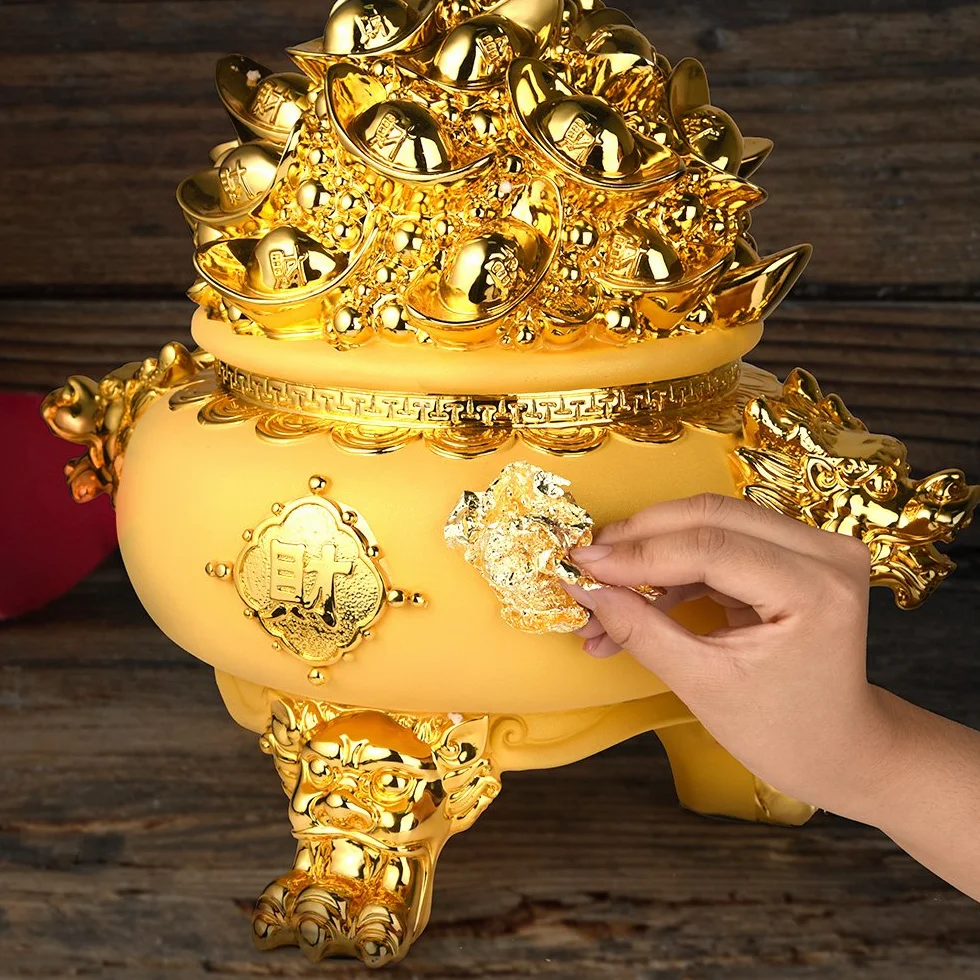 Kuuqa, fogli di foglia oro, ideali per doratura, artigianato, progetti artistici e decorazioni, 100 pezzi Oro