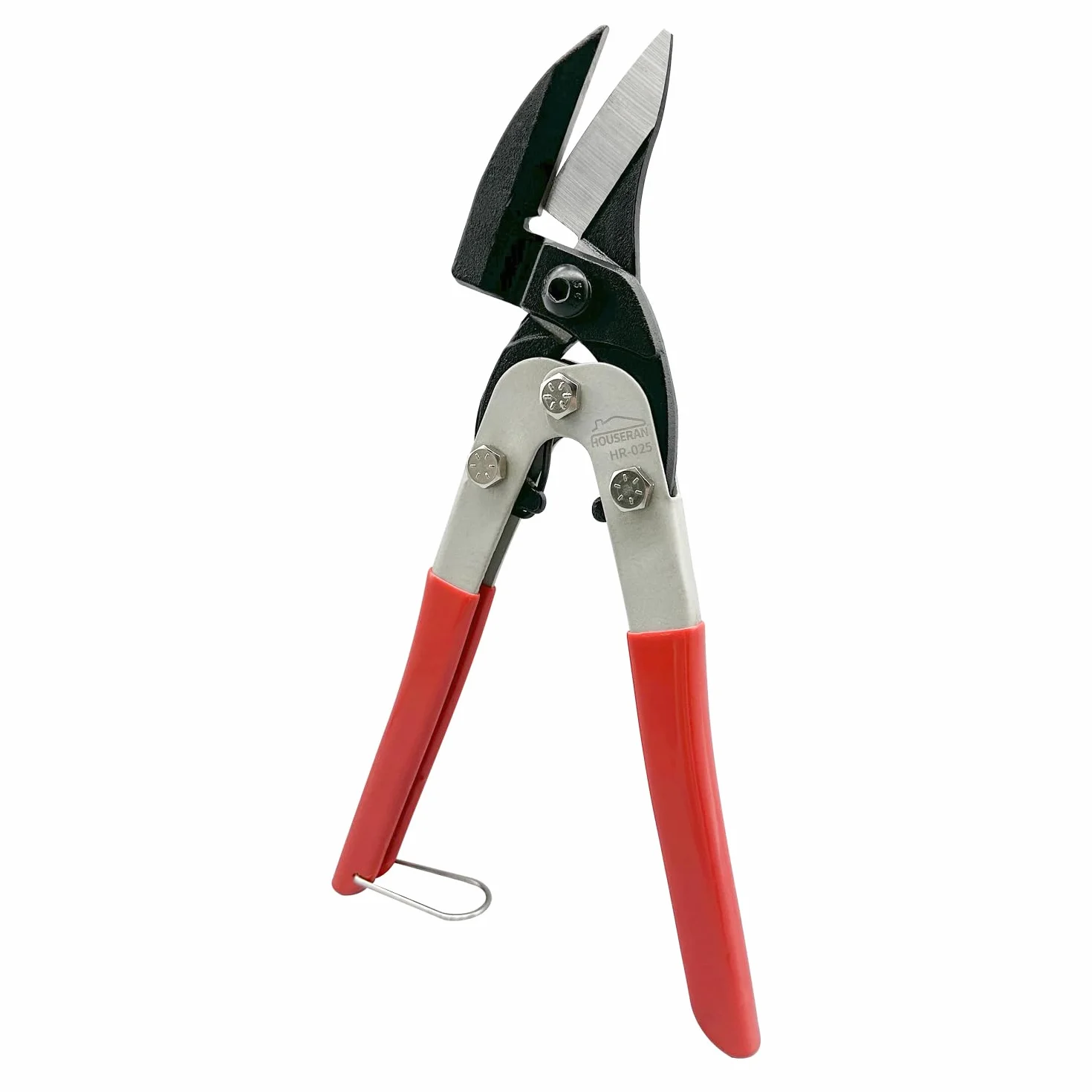 Cesoie per Lamiera HOUSERAN da 260 mm, Cesoie Metalliche con Meccanismo di Blocco di Sicurezza, per Tagliare Lamiera, Alluminio, Pelle, Rete Metallica, Rame, Plastica e Lastre di Plastica.