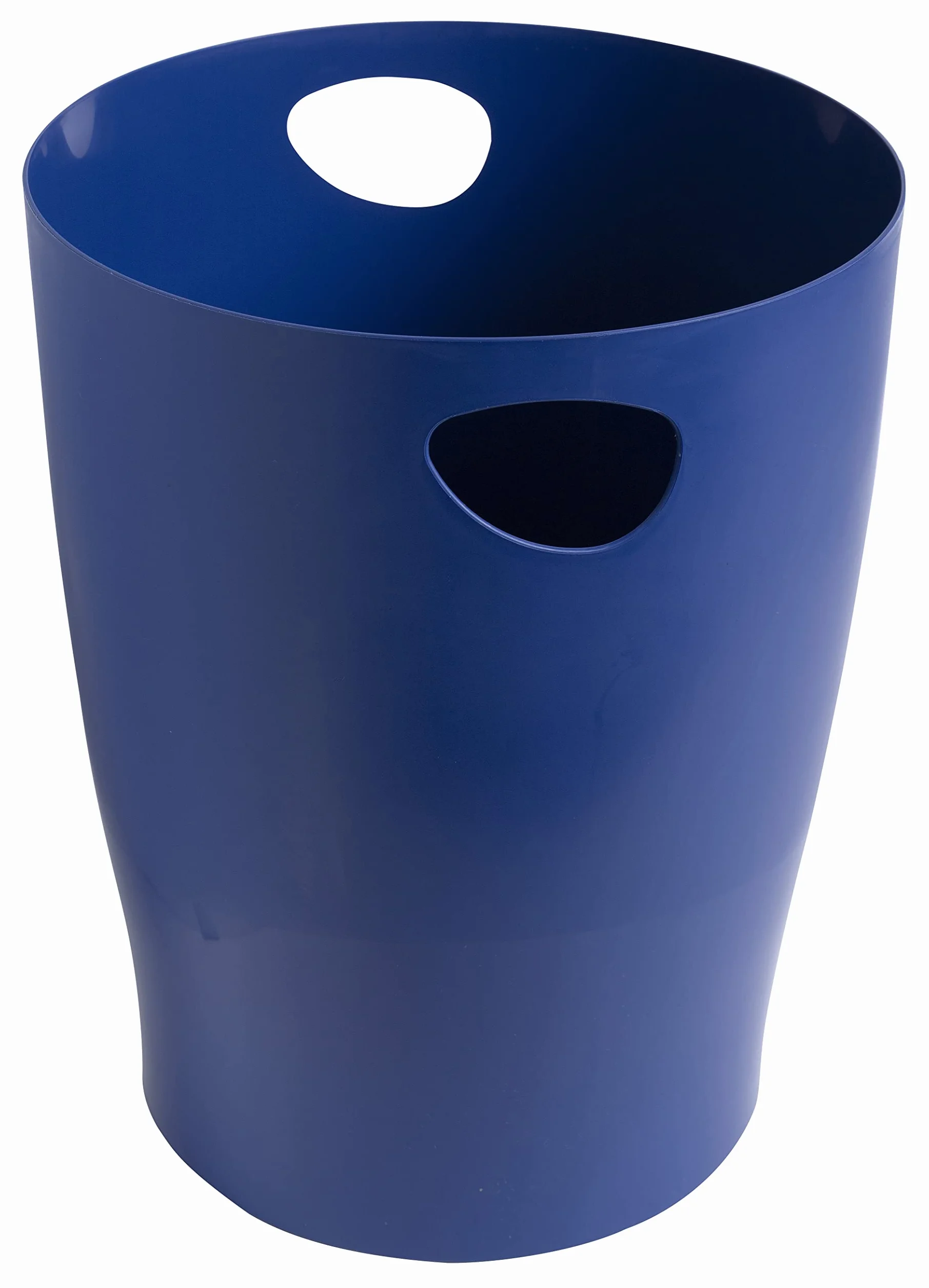 Exacompta - Rif. ECOBIN BeeBlue 45302D - 1 cestino per la carta, con maniglie, volume 15 litri, dimensioni 26,3 x 26,3 x 33,5 cm, per ufficio o casa, 4 colori casuali