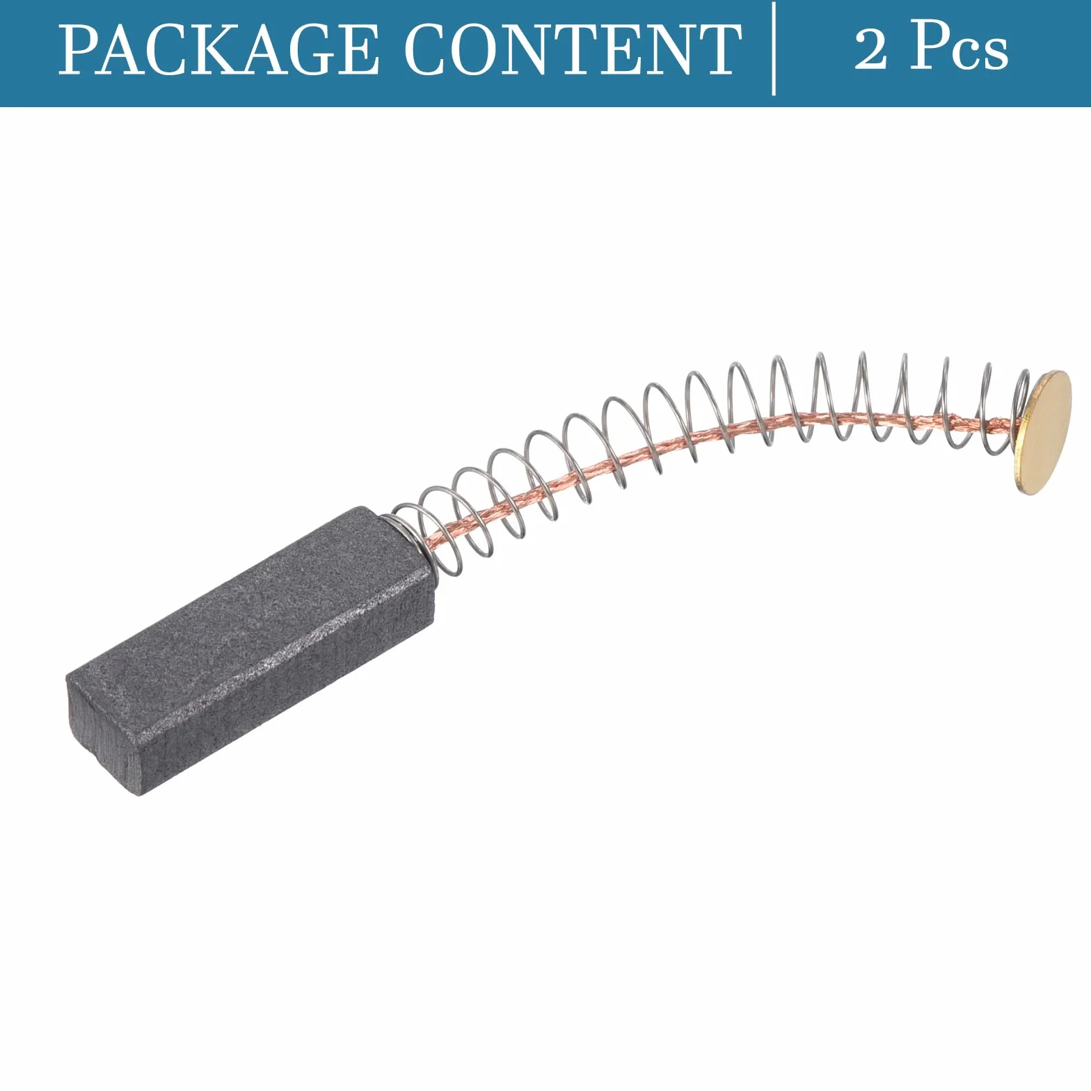 QUARKZMAN 6mm x 8mm x 24mm Carbonio Spazzola, Spazzola di Carbone di Ricambio 2 Pezzi Motore Carbonio Spazzola Carboncini Motore Elettrico per Utensili Elettrici