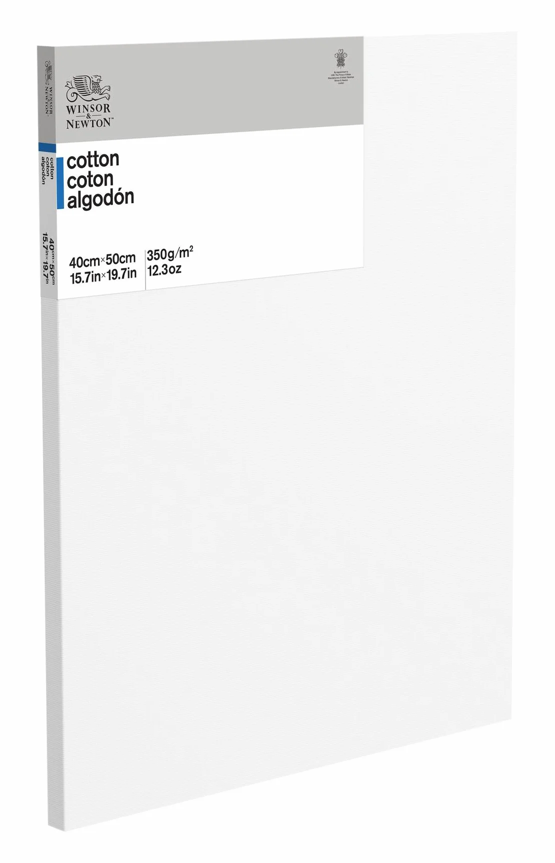 Winsor & Newton 6201068 - Telaio Classic 3 Strati innescati 350 g/m², Spessore Listello 19 mm, Cotone - 40 x 50 cm