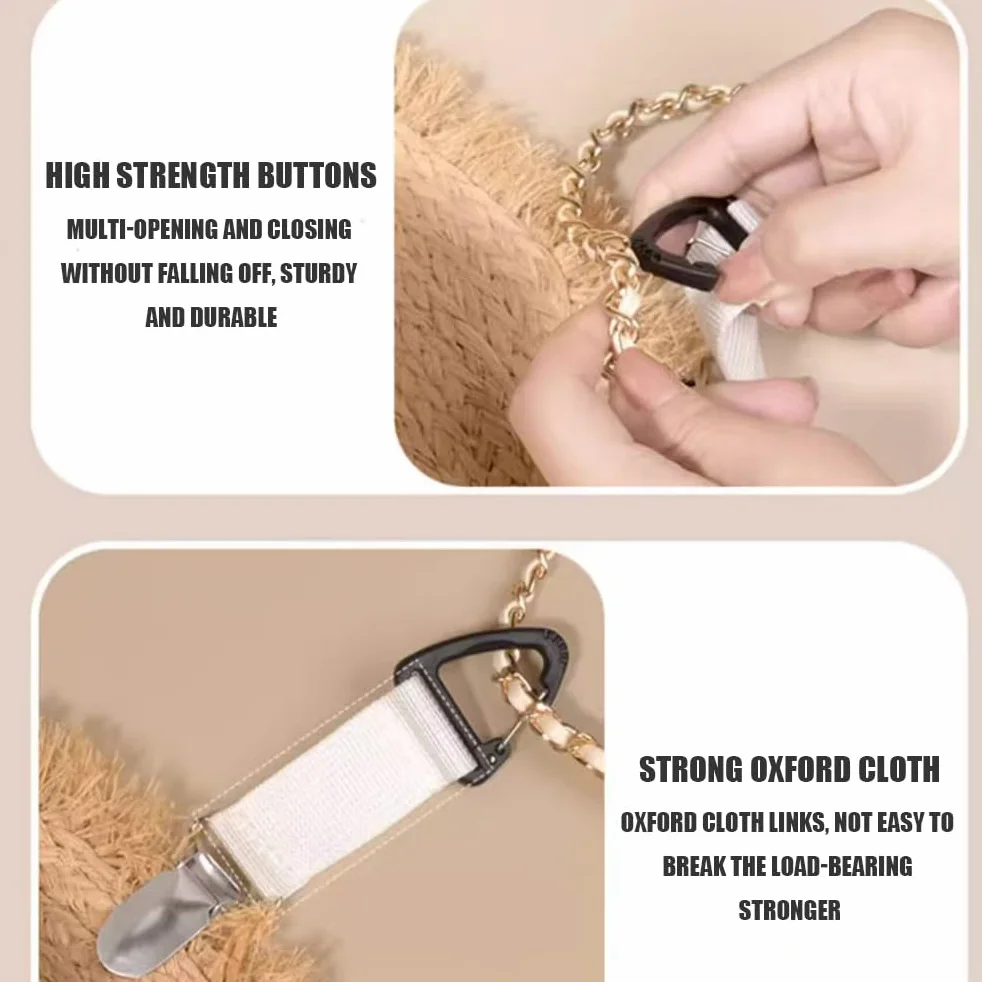 Clip per sciarpa e cappello multifunzionale, organizzatore di cappelli portatile per esterni, clip per zaino