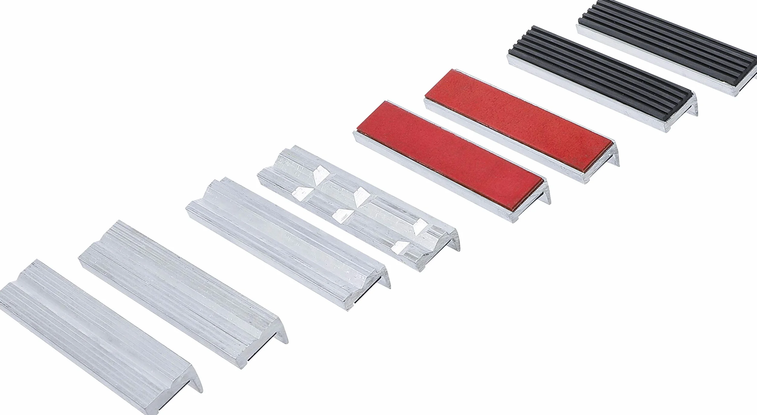 BGS 8442-1 | Ganasce protettive magnetici per morsa | alluminio | 125 mm | 8 pz.