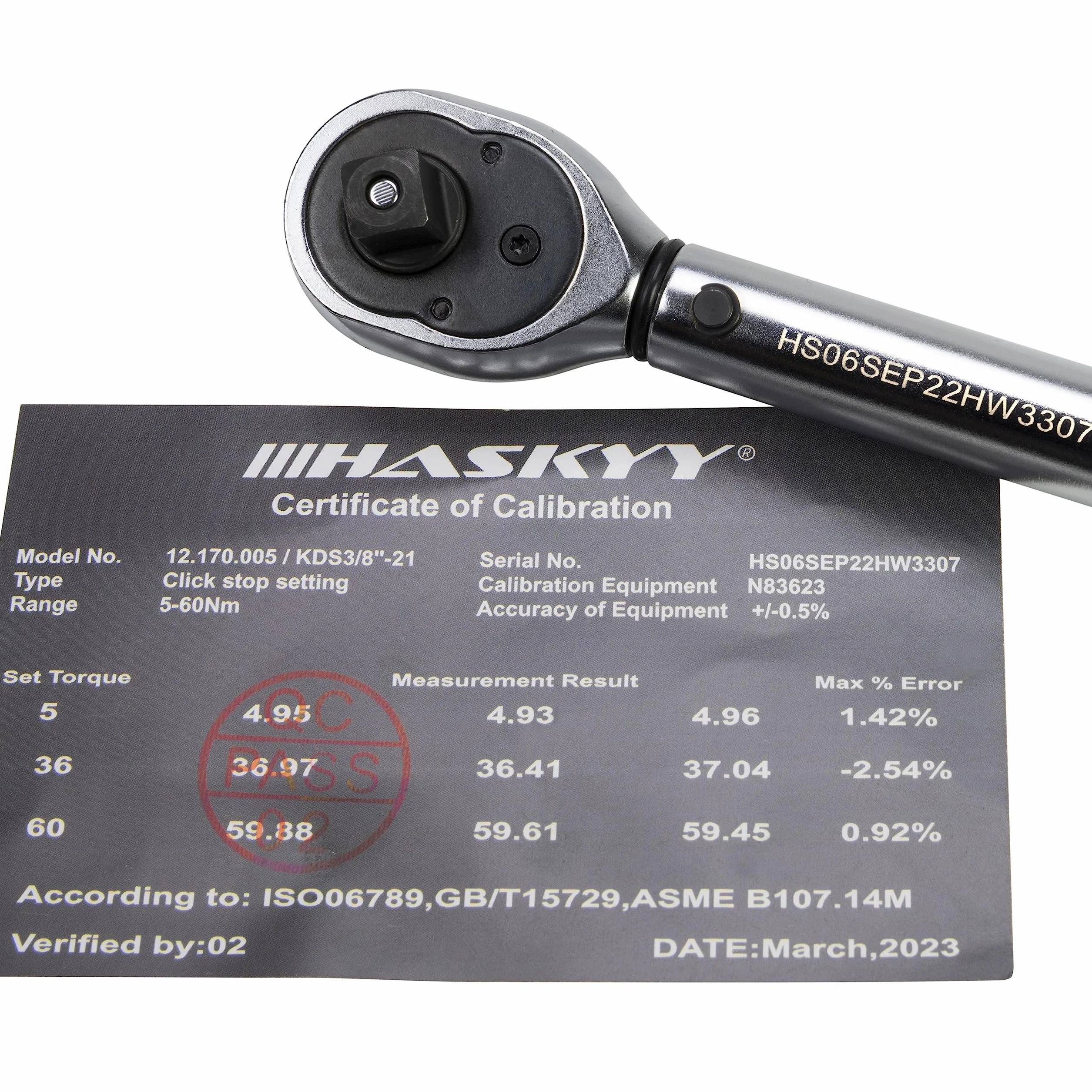 HASKYY Set chiavi dinamometriche 3/8" 5-60 Nm per moto chopper accessori estensione punte dadi bussola adattatore
