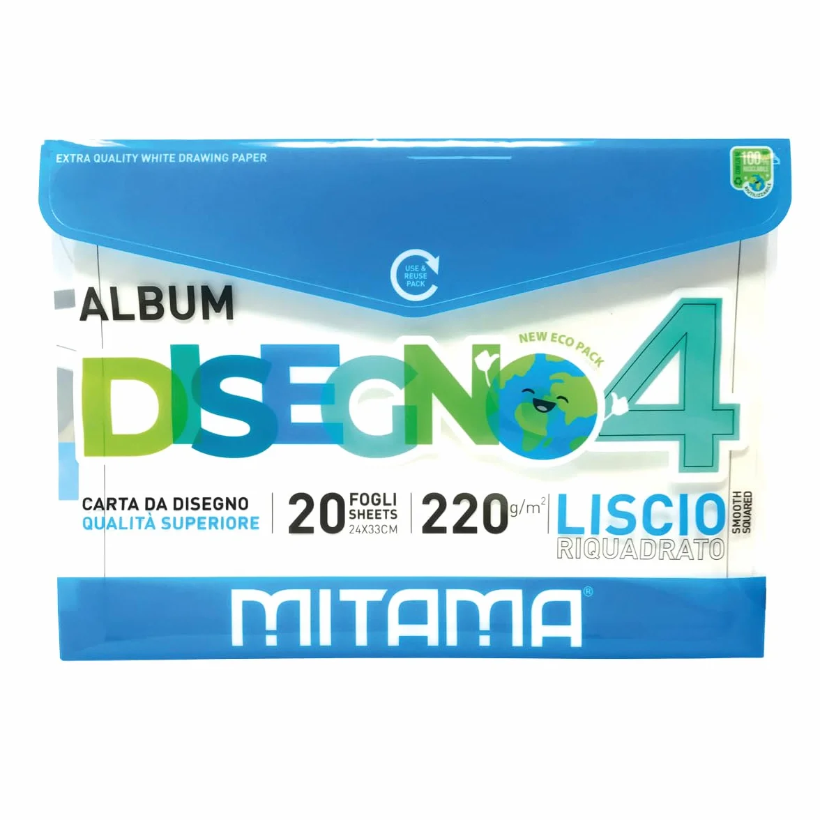 MITAMA Album da Disegno Tecnico 24x33 cm 220g FSC 20 fogli