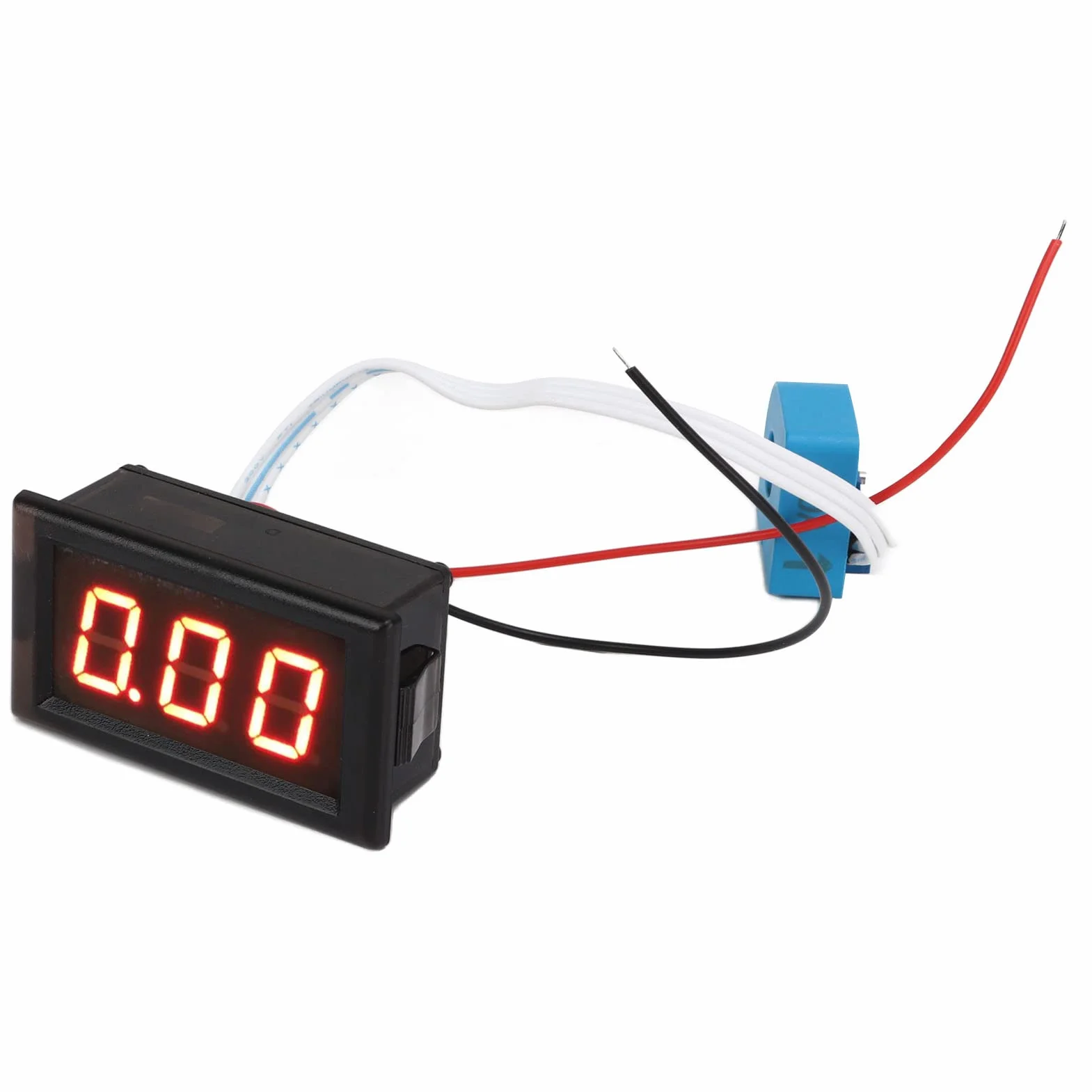 Mini Amperometro Digitale Misuratore di Corrente Amp Pannello Display a LED Amperometro con Sensore Hall LED Display Digitale 50A Misuratore di Corrente Ad Alta Precisione
