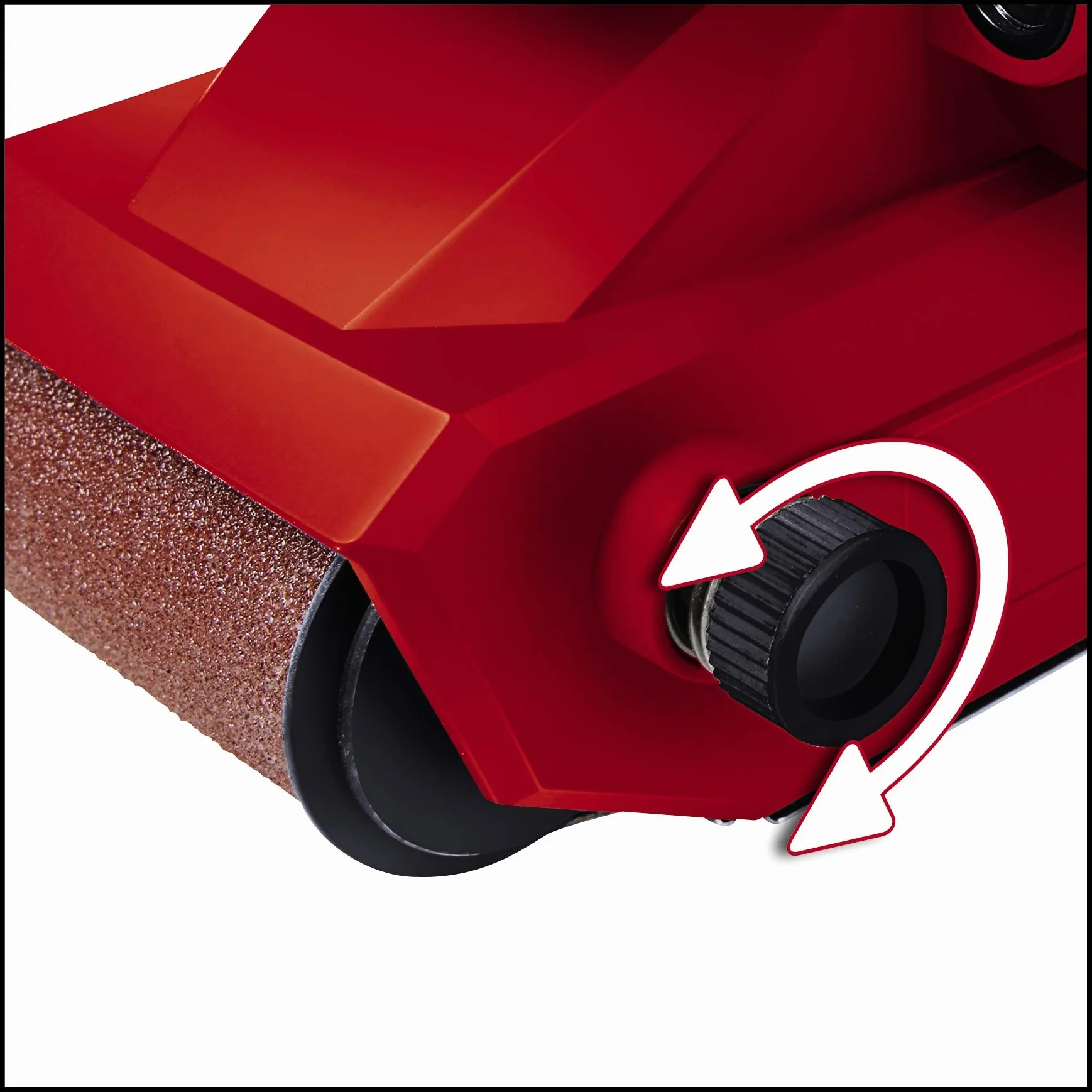 Einhell TC-BS 8038 Levigatrice a Nastro, Rosso
