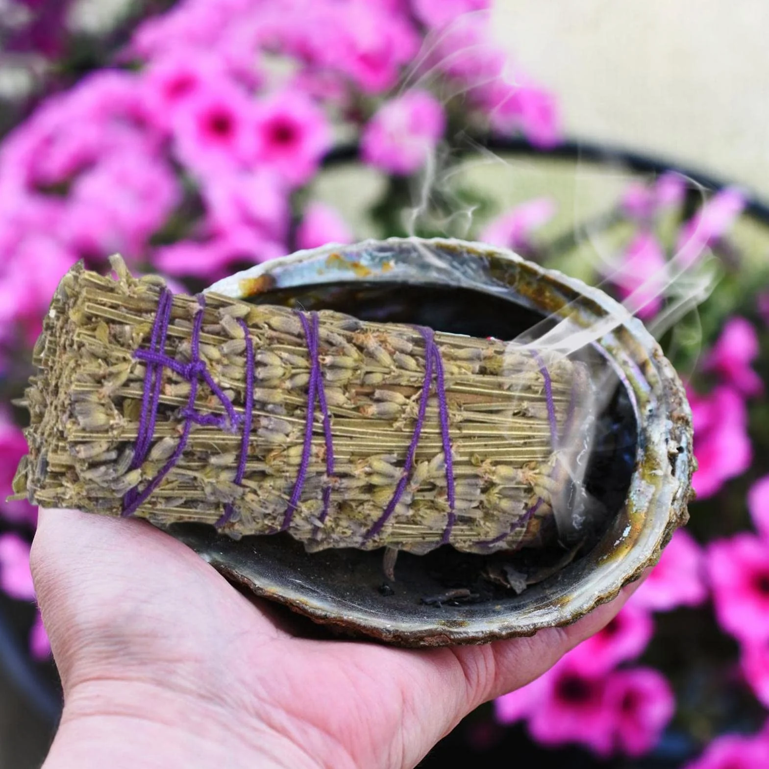 Lavanda Smudge Stick | Fascio di lavanda per bruciare - Arredamento alla lavanda Aromi rinfrescanti per la pulizia della casa Energia negativa per la pulizia del fumo