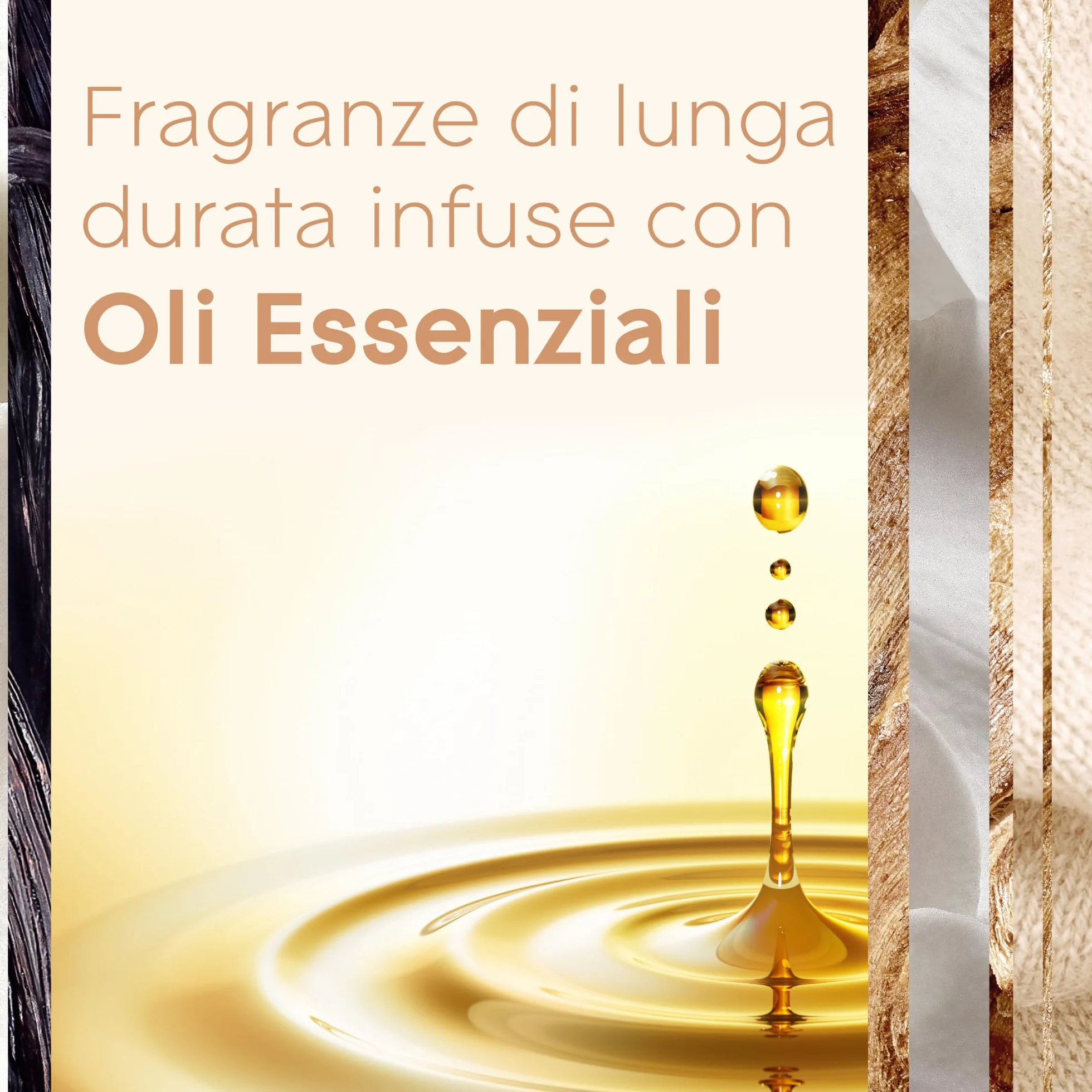 Glade Profumatore per Ambienti con Olii Essenziali Vaniglia 1 Diffusore 3 Ricariche