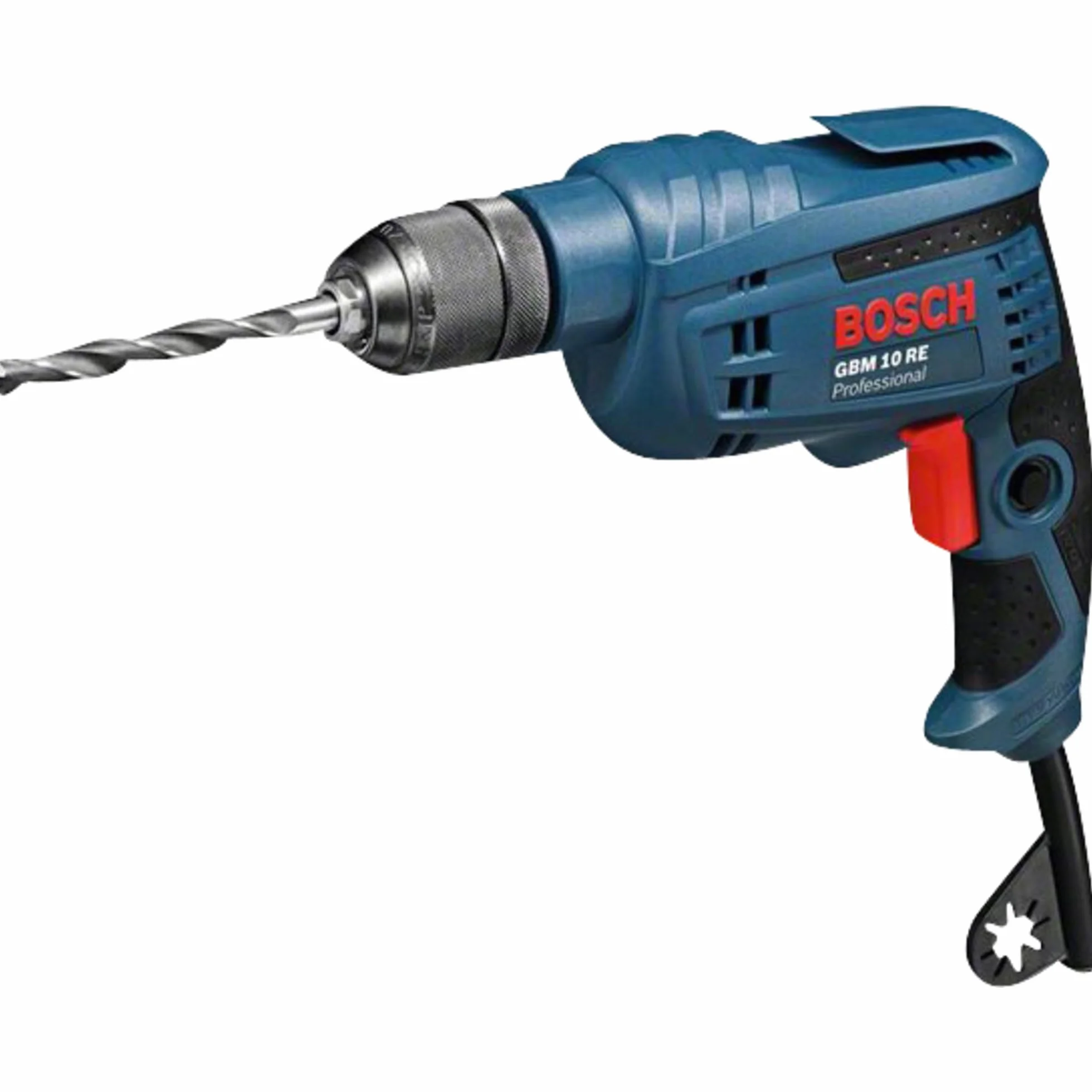 Bosch Professional Trapano Gbm 10 Re (Motore da 600 Watt, Mandrino a Cambio Rapido 1-10 Mm)