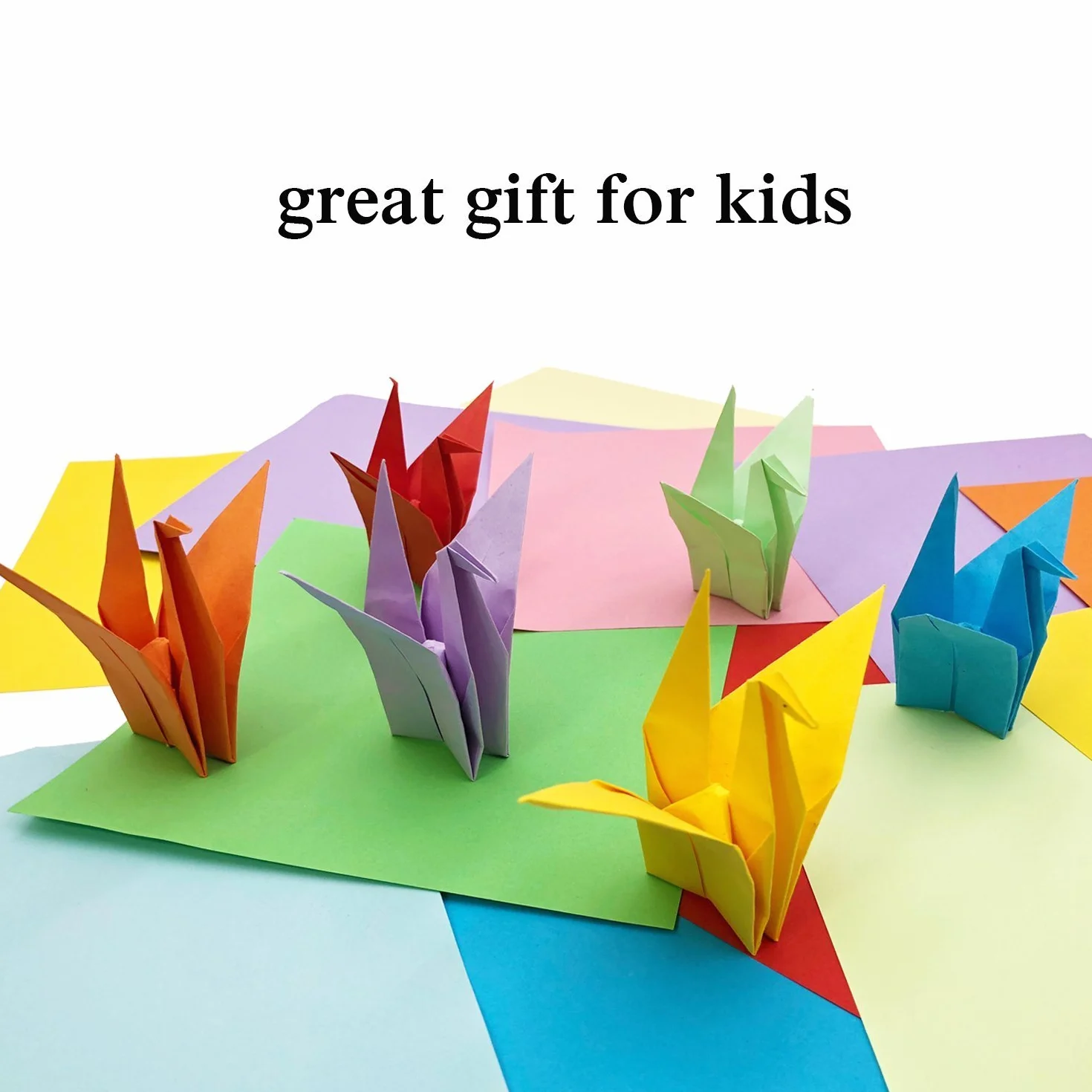 Origami carta pieghevole, 600 fogli doppio lato, carta colorata fai da te, set per origami e progetti fai da te