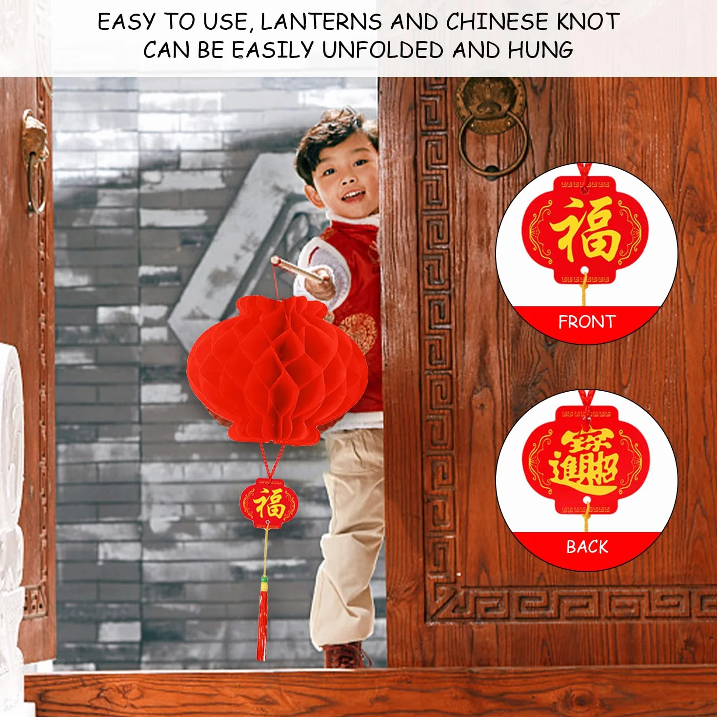 20 lanterne cinesi, lanterne di carta, decorazioni natalizie, decorazioni primaverili, lanterne di carta per esterni, accessori per Capodanno