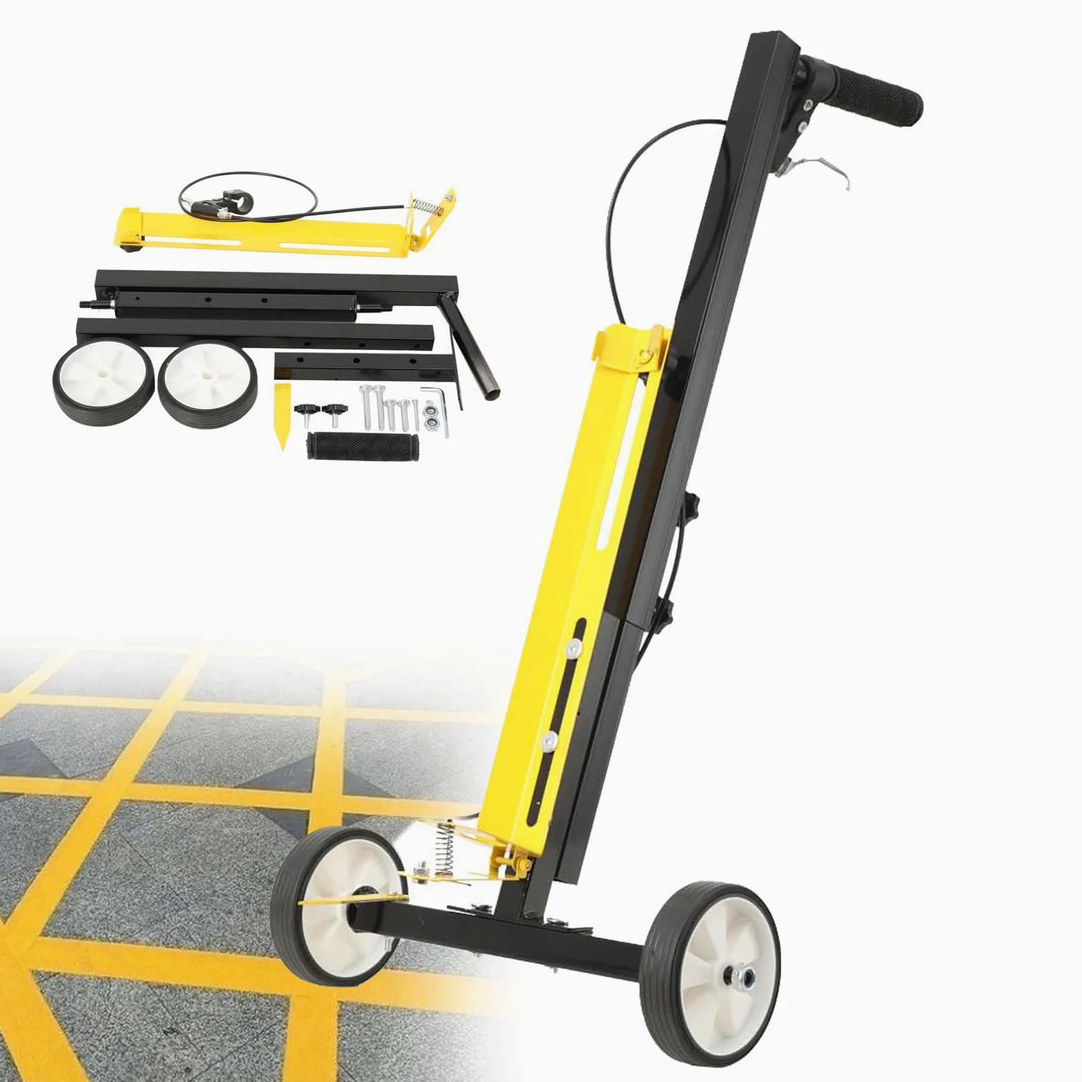 Line Marker - Applicatore di vernice spray per linee rette, curve, cerchi su erba, cemento, vialetti