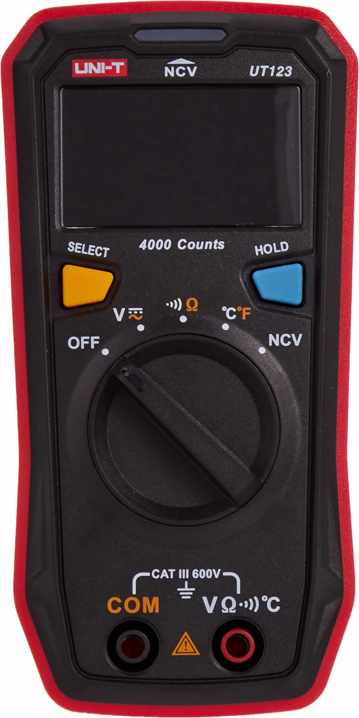 UNI-T UT123T - Multimetro Residenziale da Tasca, 600 V AC/DC, -40°C-300°C/-40°F-572°F