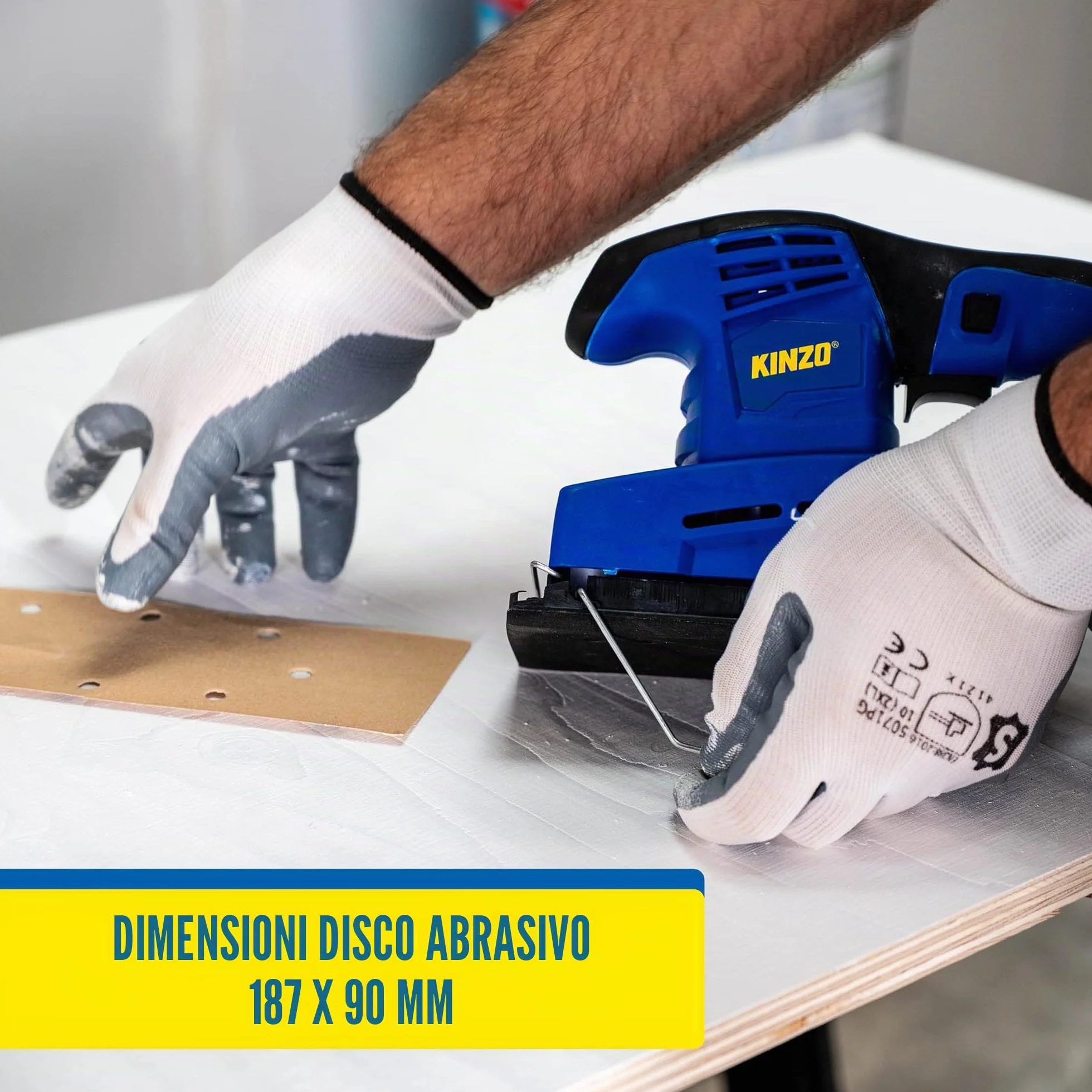 Kinzo Levigatrice orbitale 230 V Lavorazione del legno