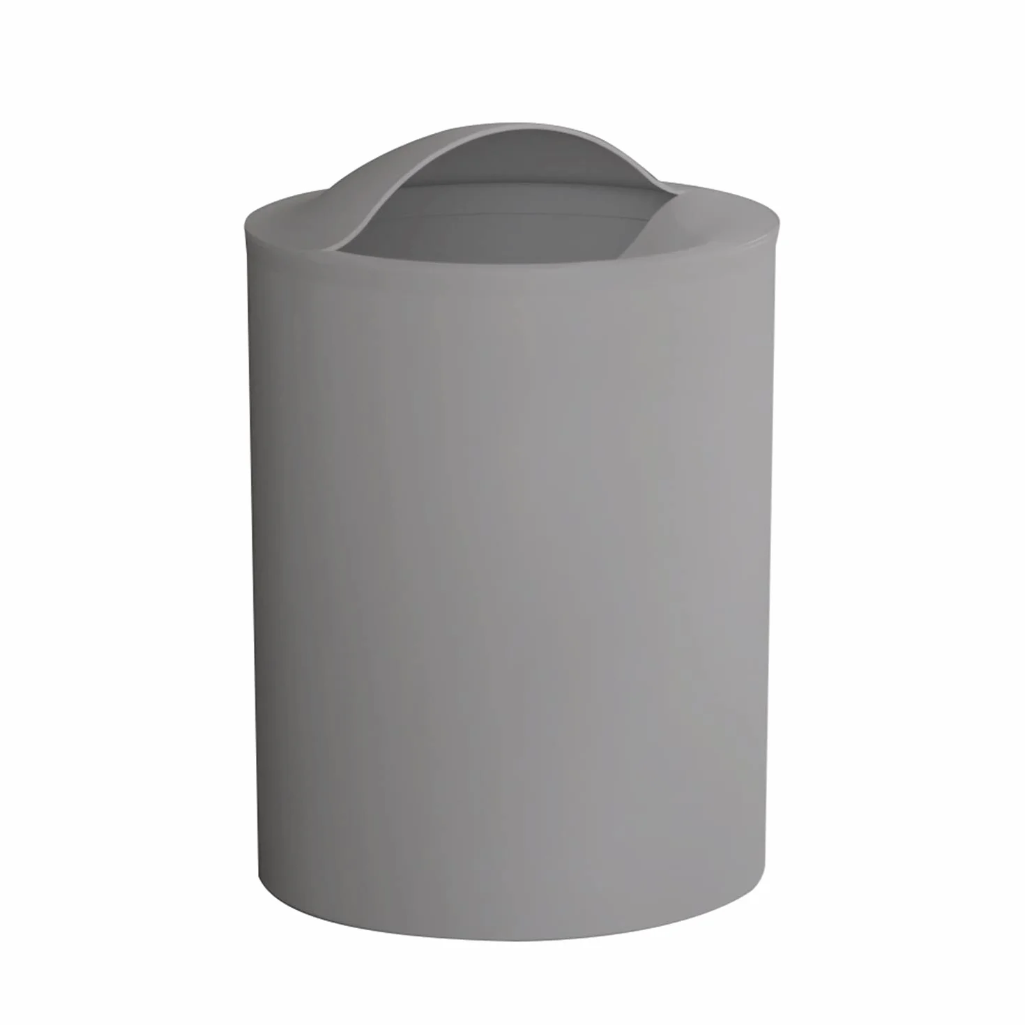 GEDY G-Eye Gettacarta Grigio, Misure e Peso Cestino Bagno: 26,5X19X19 CM & 0,25 kg, Realizzato in Resine Termoplastiche, Pattumiera Bagno Design R&S Gedy 100% Made in Italy, 2 Anni di Garanzia
