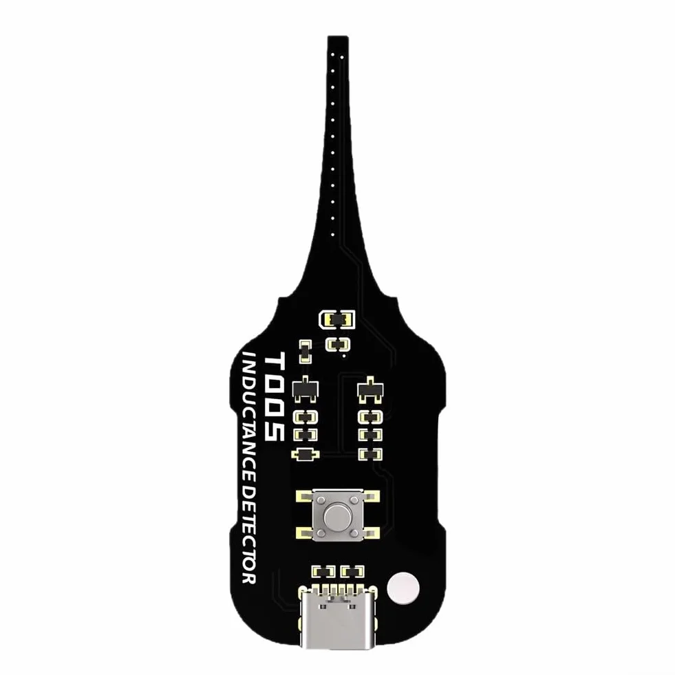 Tester di induttanza XA5 per la verifica rapida dei componenti su PCB e schede madri utilizzando per principi elettromagnetici (nero)