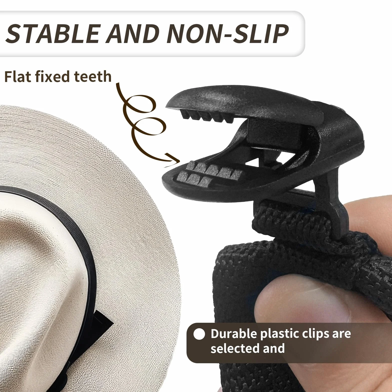 Porta Cappellini con Visiera, Porta Cappelli, Appendi Cappelli da Parete Vengono Forniti con 8 Clips di Stoccaggio, Portone Cappelli da Armadio per Riporre Cappelli da Baseball, 2 Pezzi