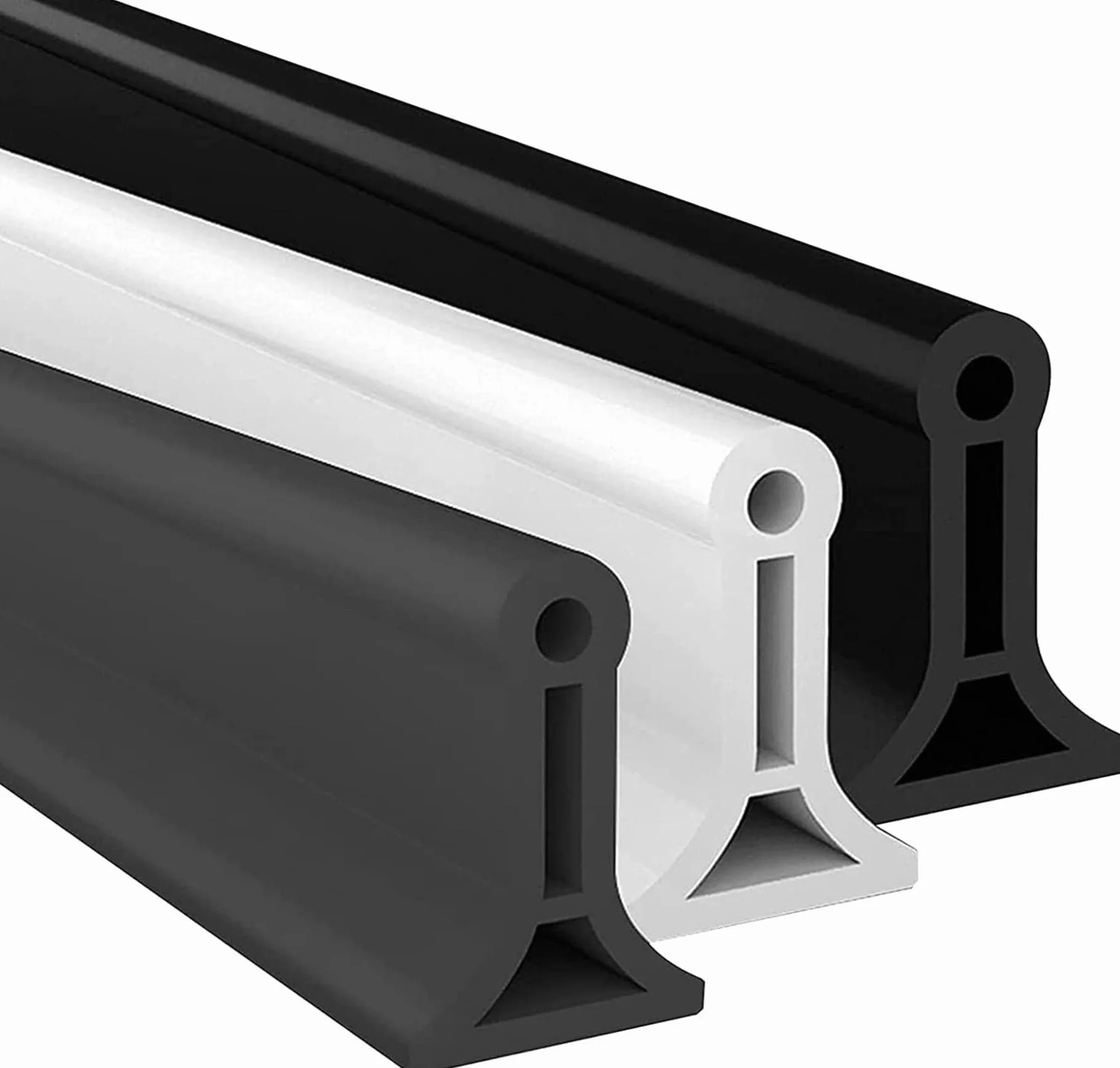 Barriera per pavimenti in silicone per ambienti umidi, Striscia sigillante per piatti doccia, Barriera per doccia, Diga per acqua per pavimenti per stanze umide, bagno, cucina, Diga per doccia in sili