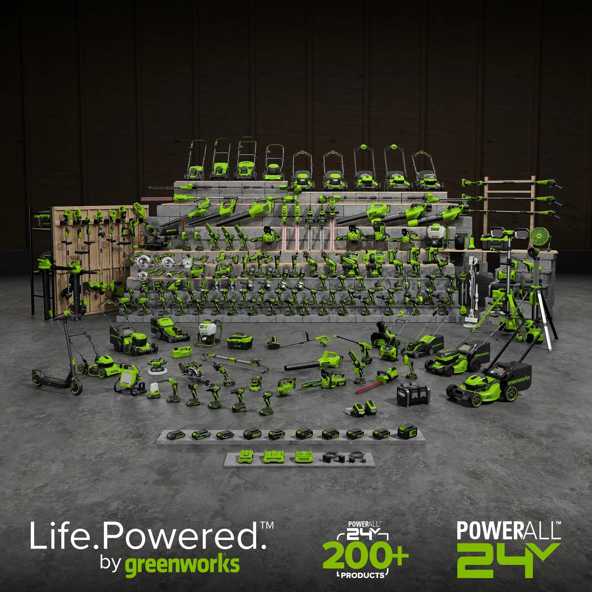 Greenworks Levigatrice per finitura senza fili 24 V 11000 OPM solo utensile