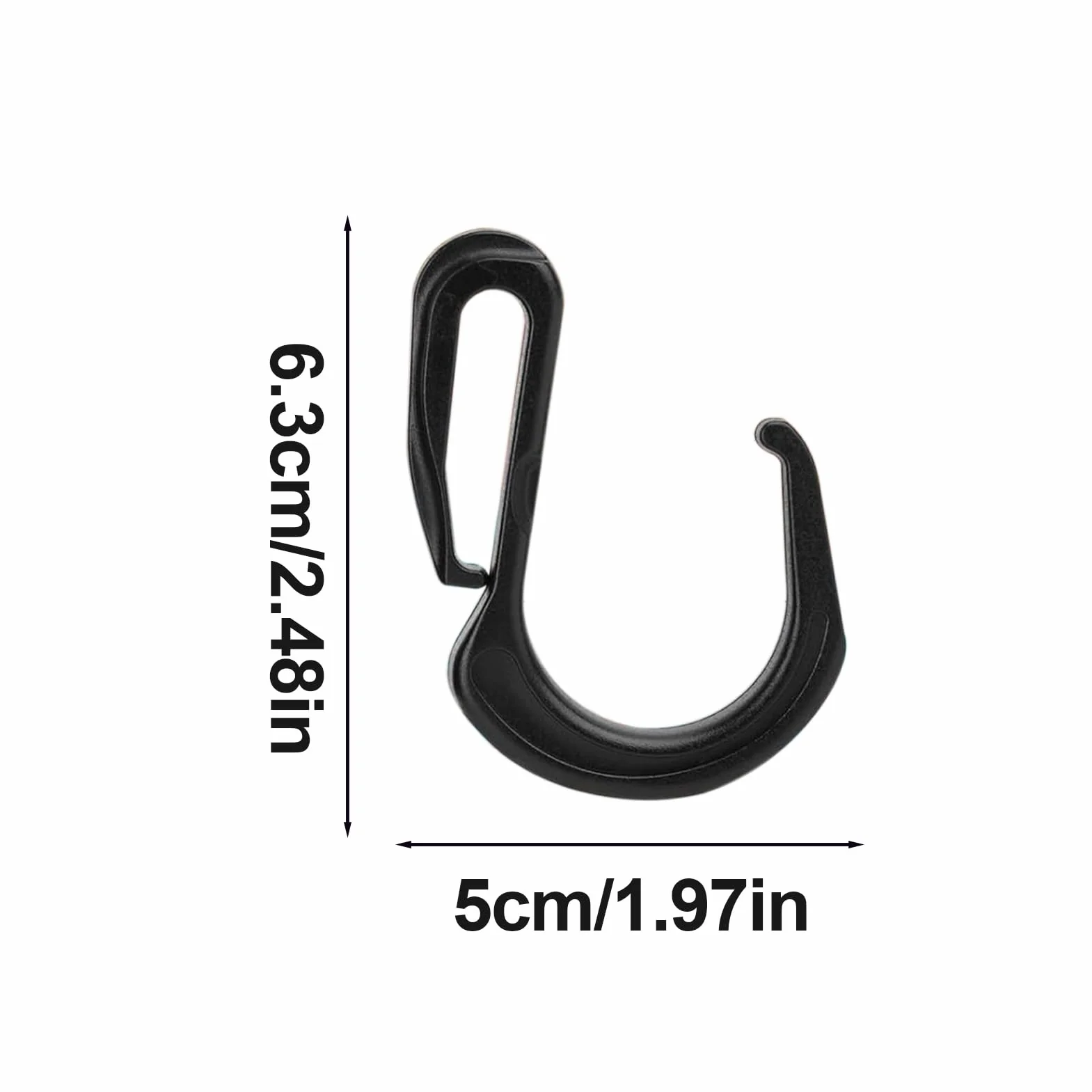 Gancio per ombrellone da spiaggia, 6 denti, in plastica, per appendere asciugamani, cappelli, vestiti, fotocamera, occhiali da sole, borse, adatto per spiaggia, gite in campeggio