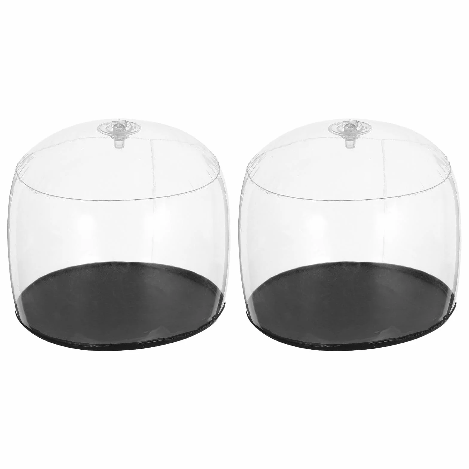 Porta Cappelli Gonfiabile in Pvc 2 Pezzi Design a Cupola Leggero per Cappelli Rotondi, Organizzatore Anti Deformazione per Esposizione in Negozio
