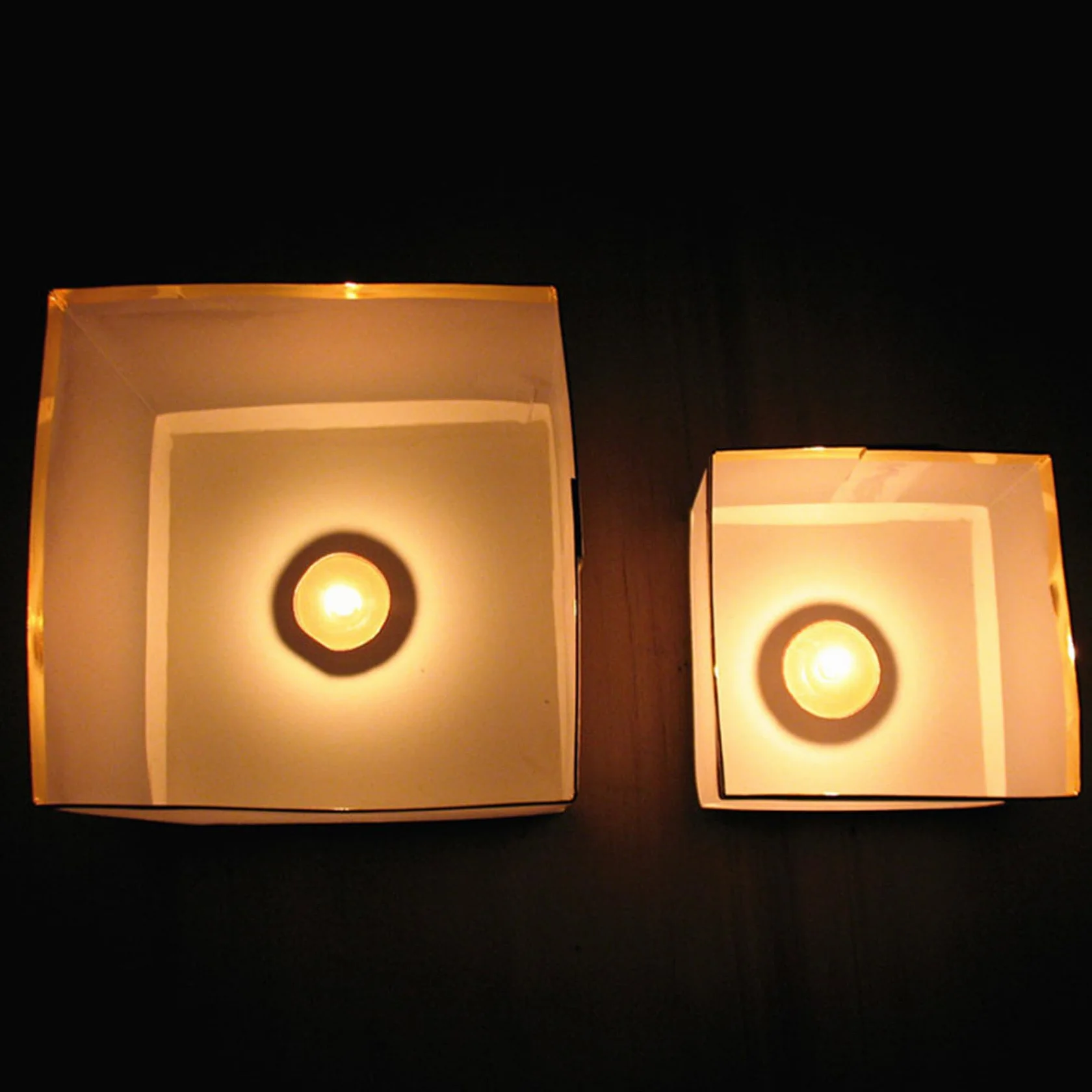 Lanterne galleggianti da 20 pezzi, luci per piscina galleggianti scrivibili e disegnabili fai-da-te, lanterne di carta bianca da 6 e 4 pollici per esprimere desideri