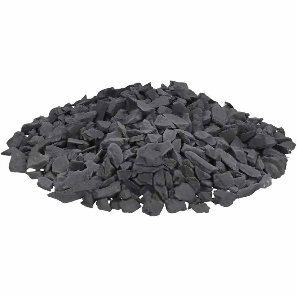Shungite Nera Grezza 2kg per Purificazione Acqua Frammenti Pietre Naturali Carelia Russia