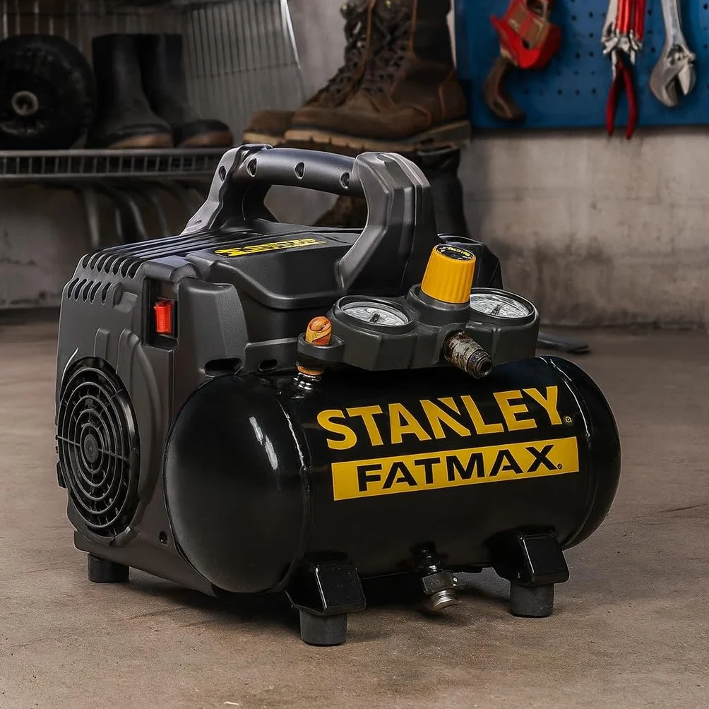 STANLEY FATMAX Compressore d'aria silenzioso DST 101/8/6