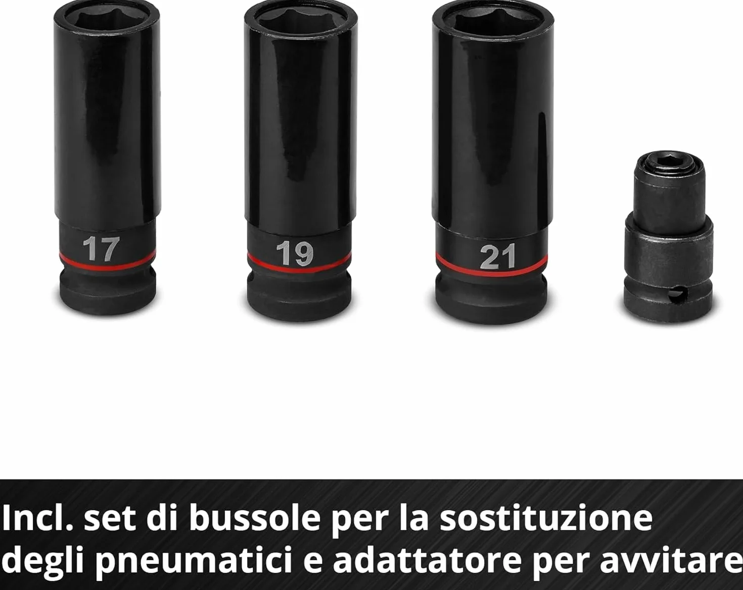 Einhell Professional Avvitatore a percussione a batteria IMPAXXO 18/450 Power X-Change 18 V 450 nm Brushless attacco 1/2" set di bussole