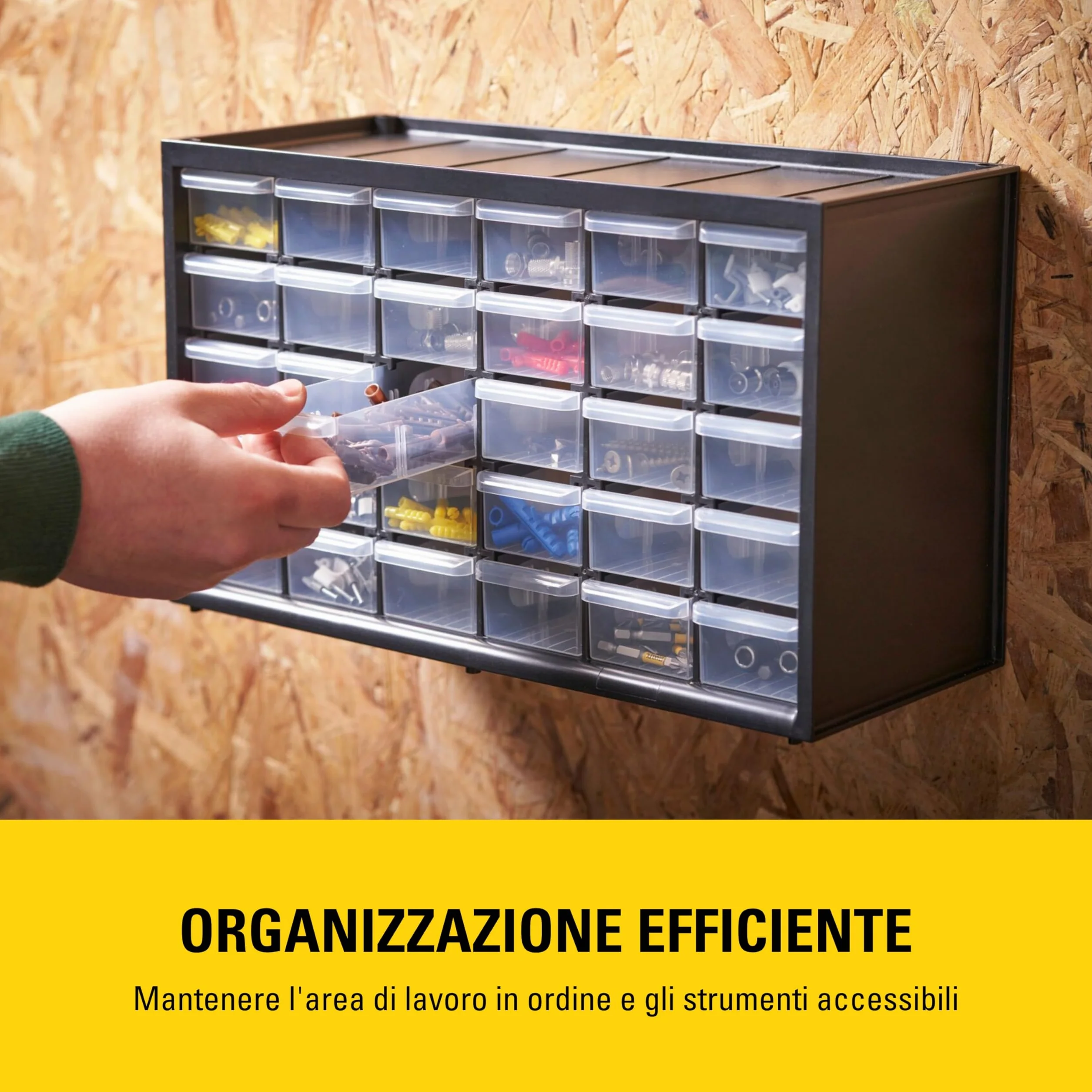 STANLEY Scatola multiuso con 30 cassetti piccoli, 1-93-980