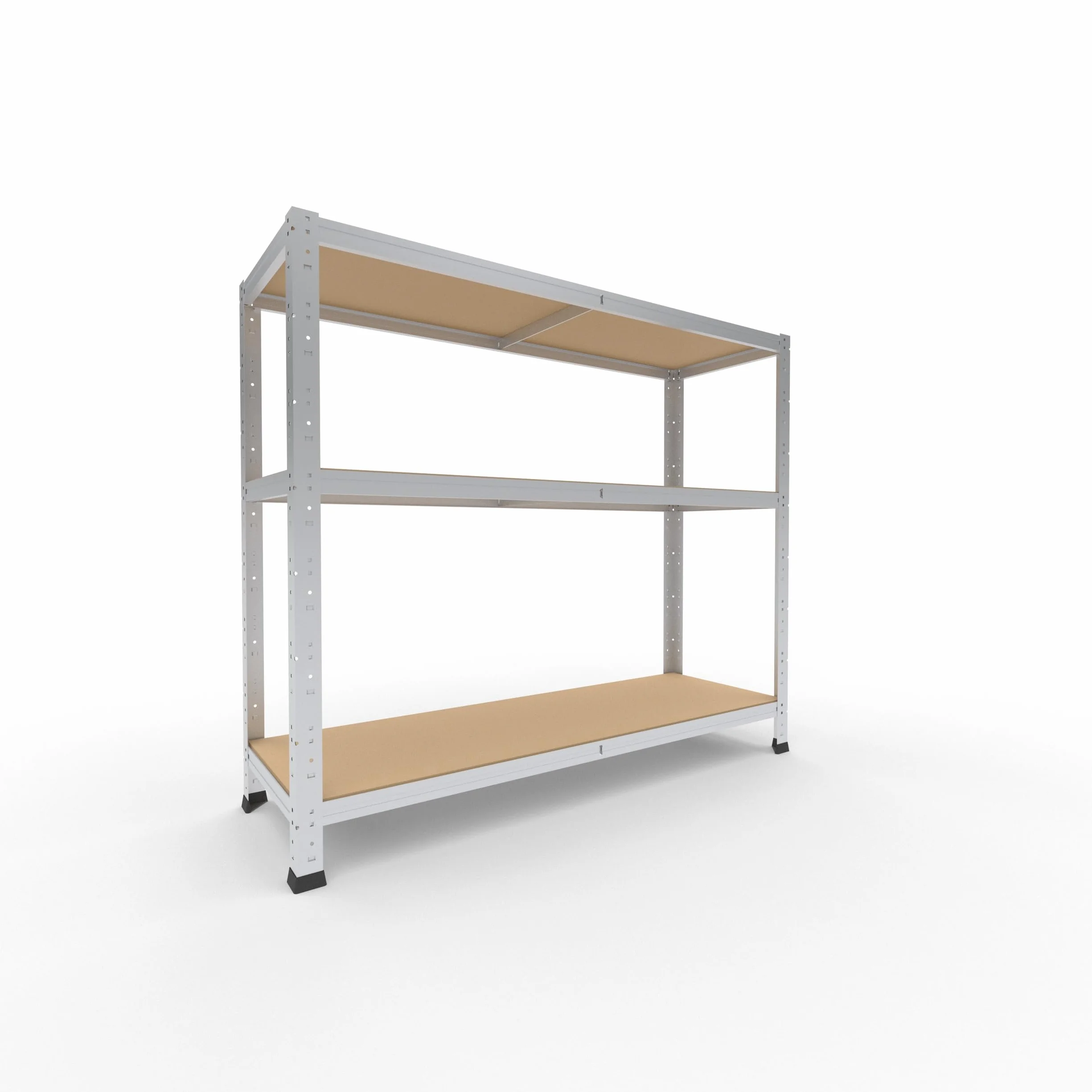 shelfplaza® 100x120x40cm HOME Scaffale metallo per carichi pesanti zincato con 3 ripiani con 175kg capacità di carico/Scaffali in metallo per garage come scaffali per ripostiglio o officina