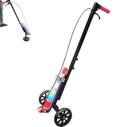 Marcatore automatico per vernice spray stradale, per linee rette, curve e cerchi, larghezza 5-15 cm, per strade, fabbriche, garage, stadi