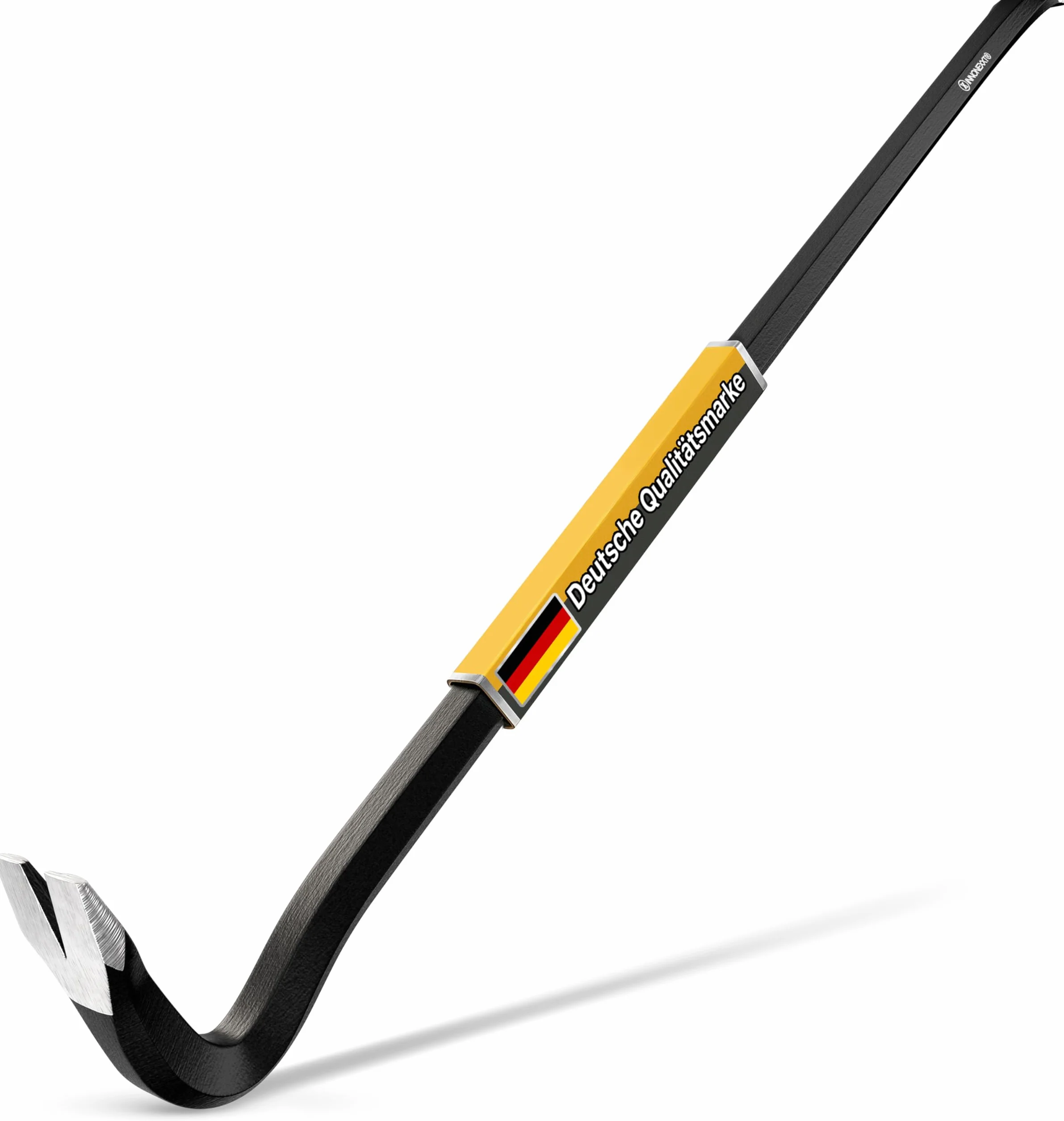 Piede di porco Premium | 800 x 18 mm acciaio speciale | palanchino, barra di porco, barra di porco, Levachiodi, Ferro a leva, Giapponese leva di forza curva, Barra di trazione, Barra per pry