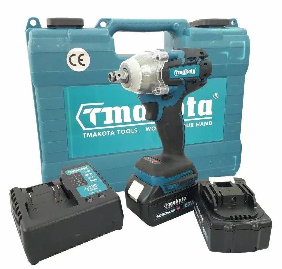 Avvitatore impulsi svita avvita bulloni auto camper 2 batterie 5,0 ah 68V 1/2"