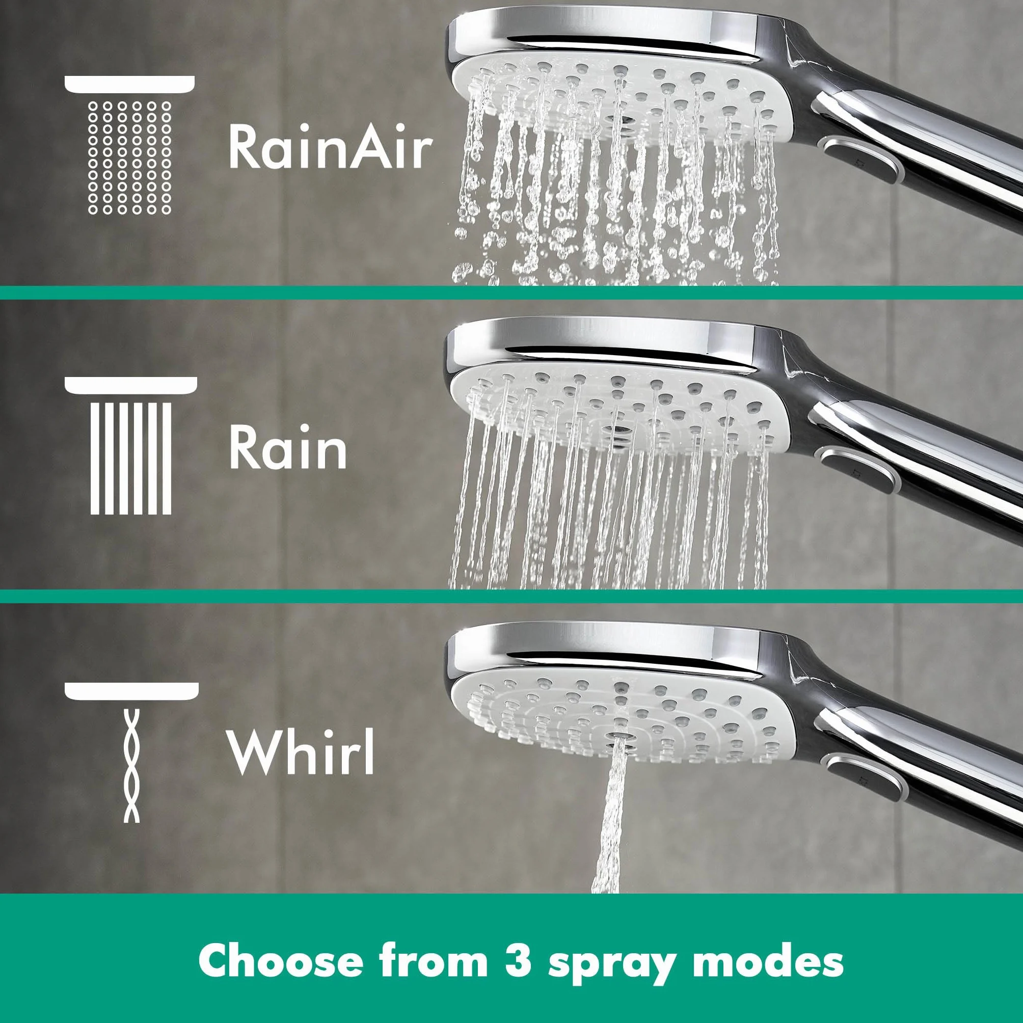 hansgrohe Raindance Select E Colonna doccia 230 3 tipi di getto con Showertablet Select 300, bianco/cromo, 27127400