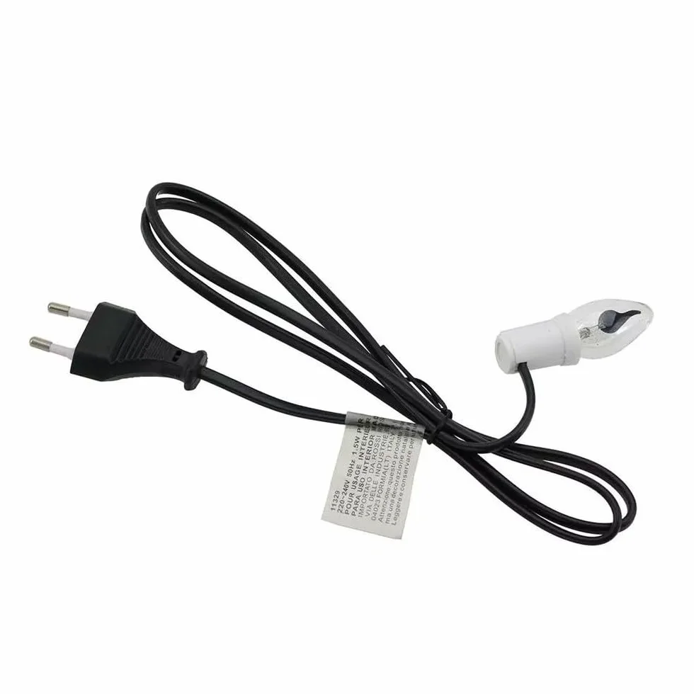 Effetto fuoco E12 porta lampada 220V per presepi