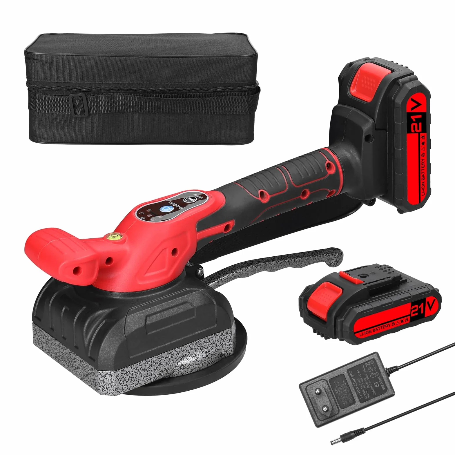 Piastrellatrice per Piastrelle da 21 V Elevata capacità di carico Piastrelle per Pavimenti da Parete Posa di Utensili vibranti Strumenti di utilità per la Decorazione della casa con Ventosa