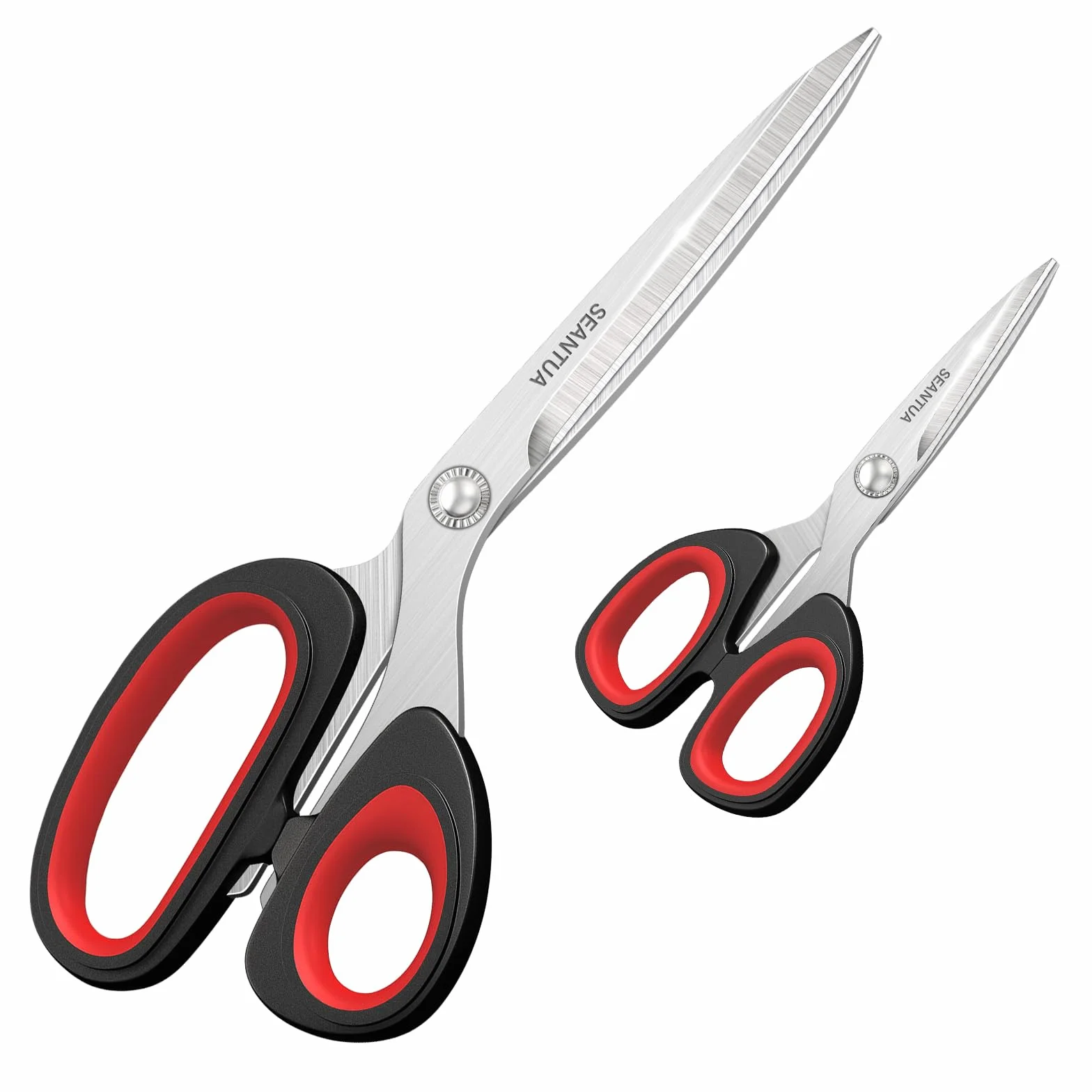 Forbici da Sarta Professionali, 23 cm/ 13cm Forbici Sarta per Uso Intensivo, Lame Affilate in Acciaio Inossidabile, Impugnatura Ergonomica, Scissors Multiuso per Carta, Tessuto, Feltro, Seta