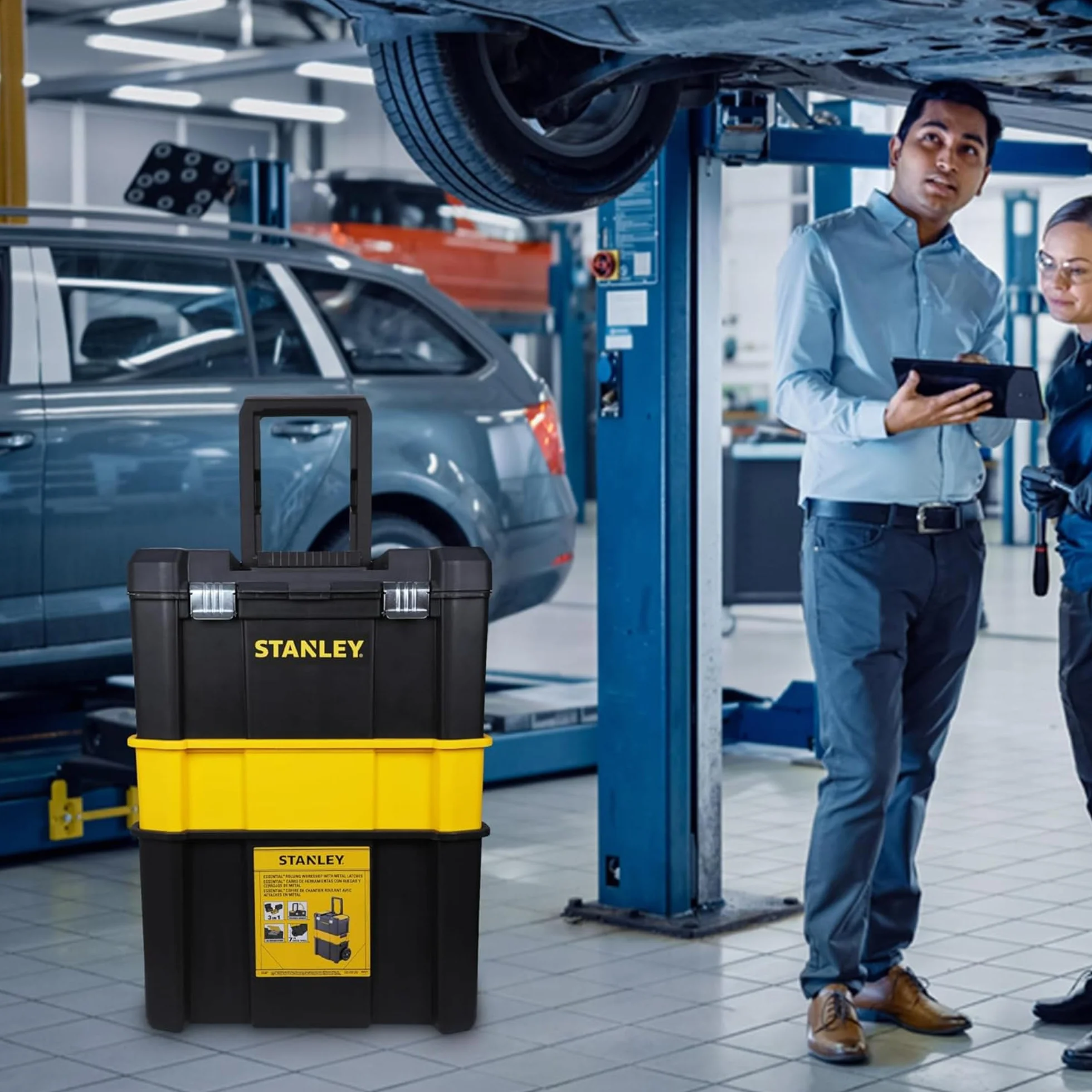 STANLEY Essential Rolling Workshop Toolbox 3-in-1 STST1-80151