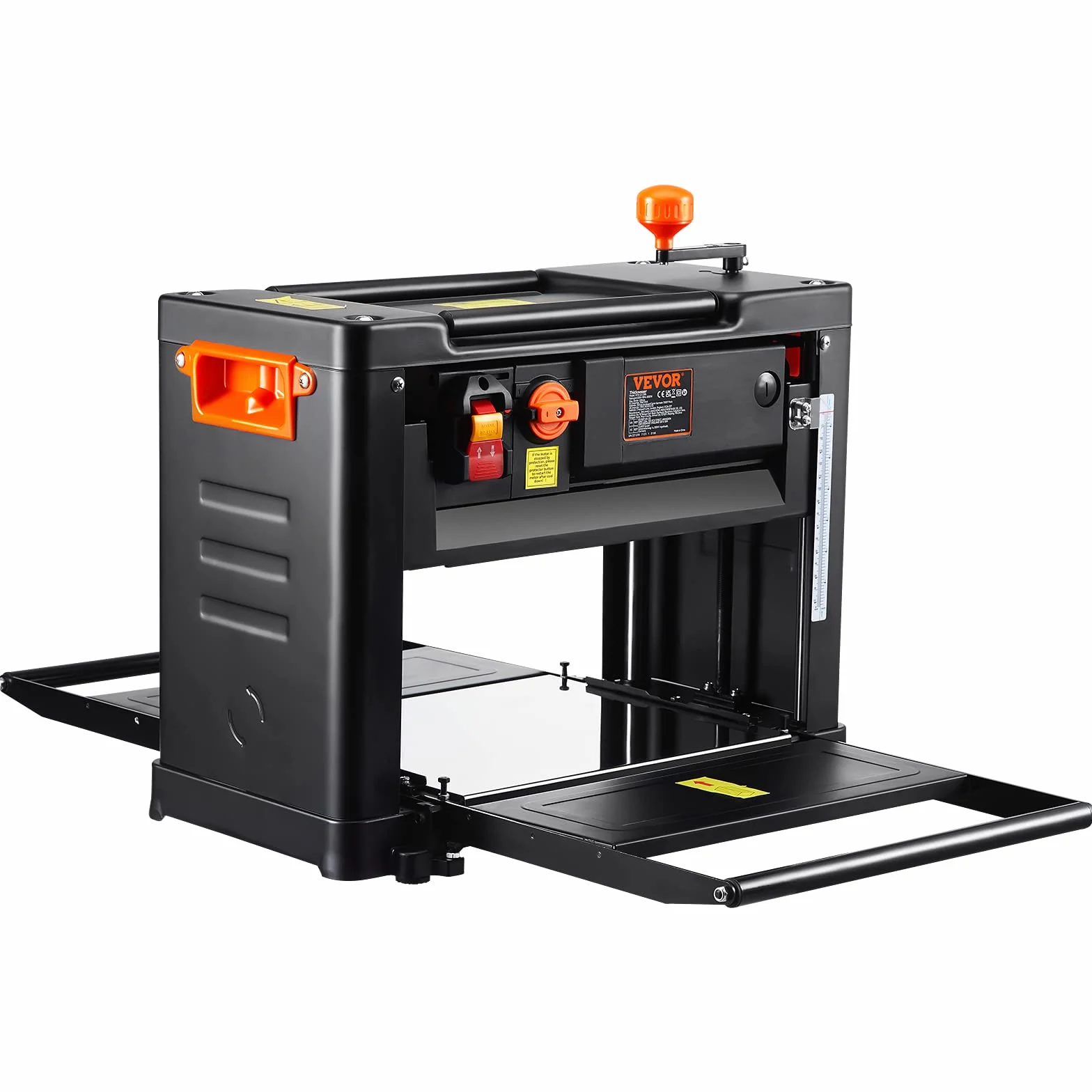 VEVOR Pialla a Spessore 2000W per Legno Altezza Regolabile Lama Acciaio al Carbonio, Pialla Filo Spessore da 15A Velocità 23500 giri/min Larghezza max. 33 cm per Lavorazione di Legno da Falegnameria