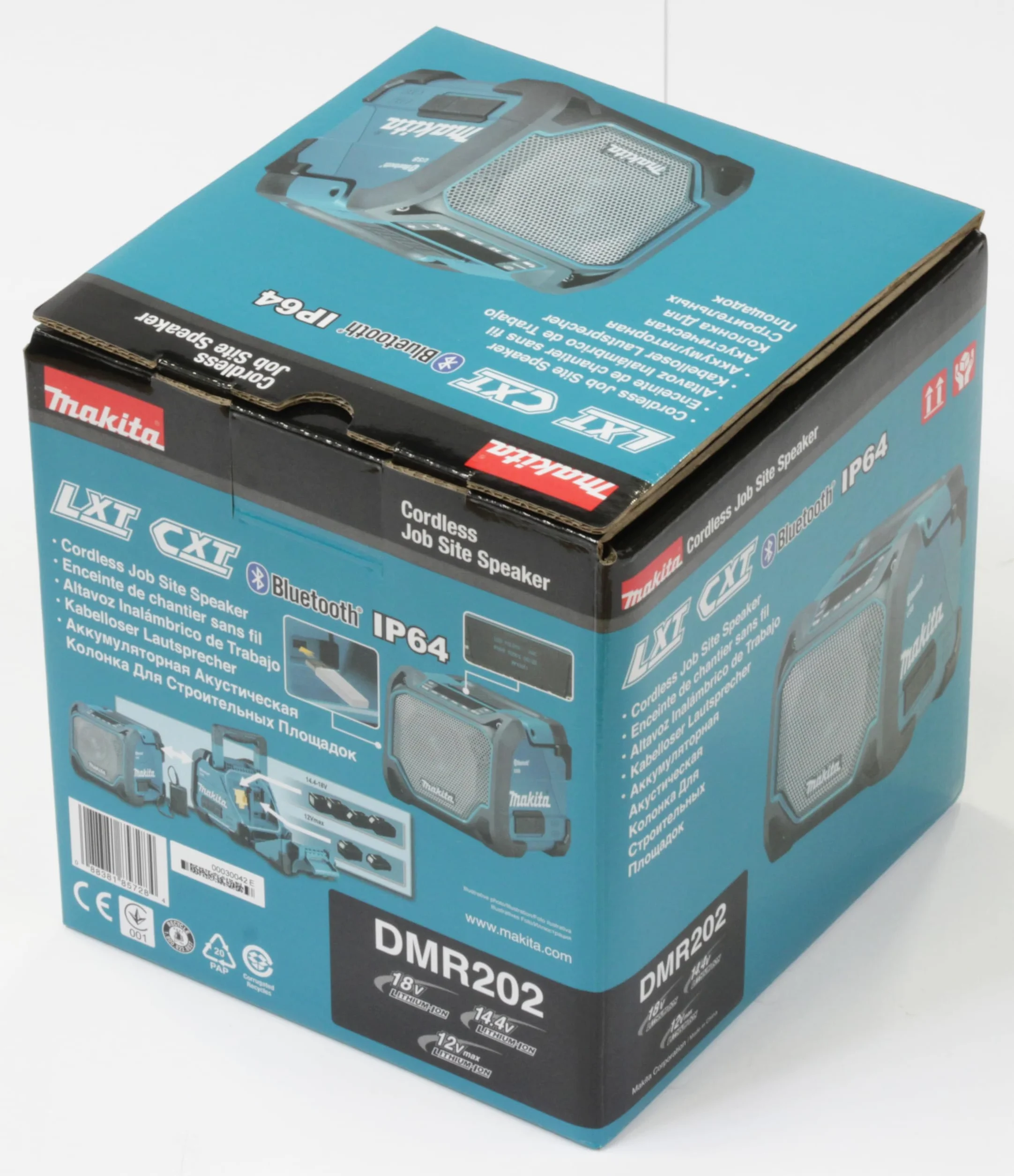 Makita Speaker Portatile da Cantiere Bluetooth e USB DMR202