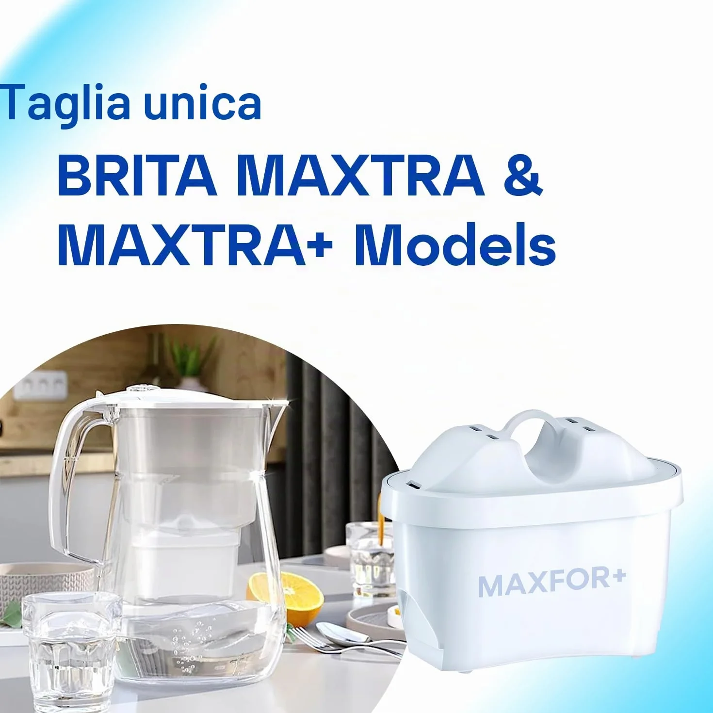 AQUAPHOR Maxfor+ Filtri Acqua Compatibili Grandi Marchi Confezione 5+1