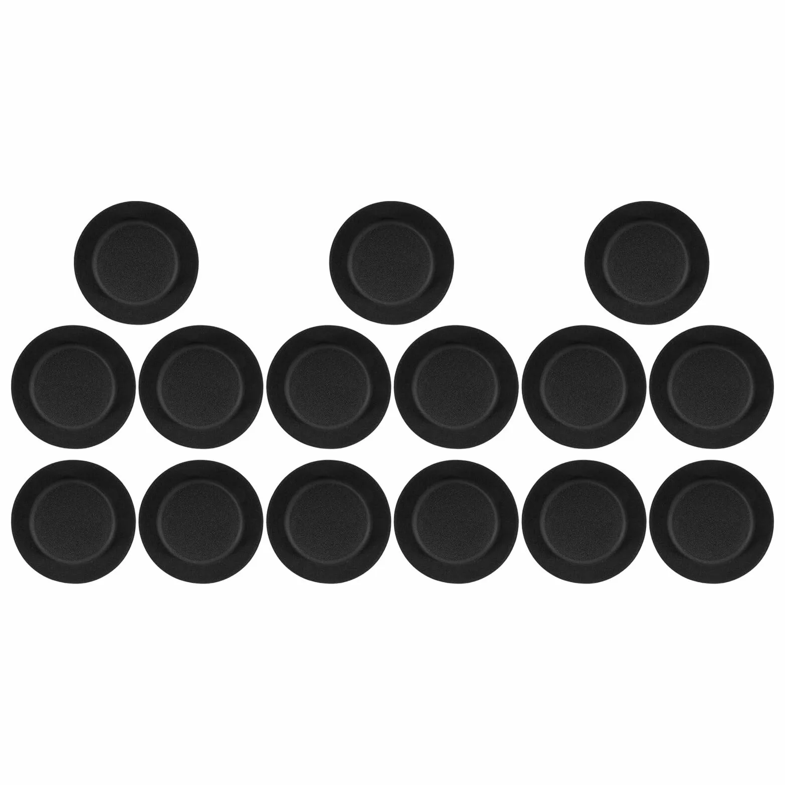15 Mini Cappelli a Cilindro in Feltro Nero per Decorazioni Natalizie Cappellini Fai da Te Artigianali per Pupazzo di Neve Tappi per Bottiglie e Feste Accessori Creativi per