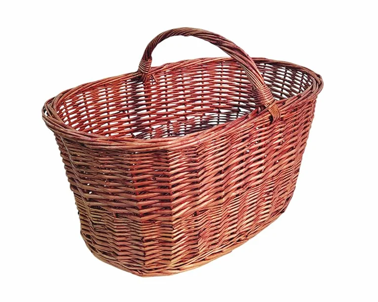 NG NICCOLAI CESTE VIMINI VARI MODELLI E MISURE IDEALI PER FUNGHI O COME PORTALEGNA CON MANICO (PORTALEGNA 42X65X43(H) CM)