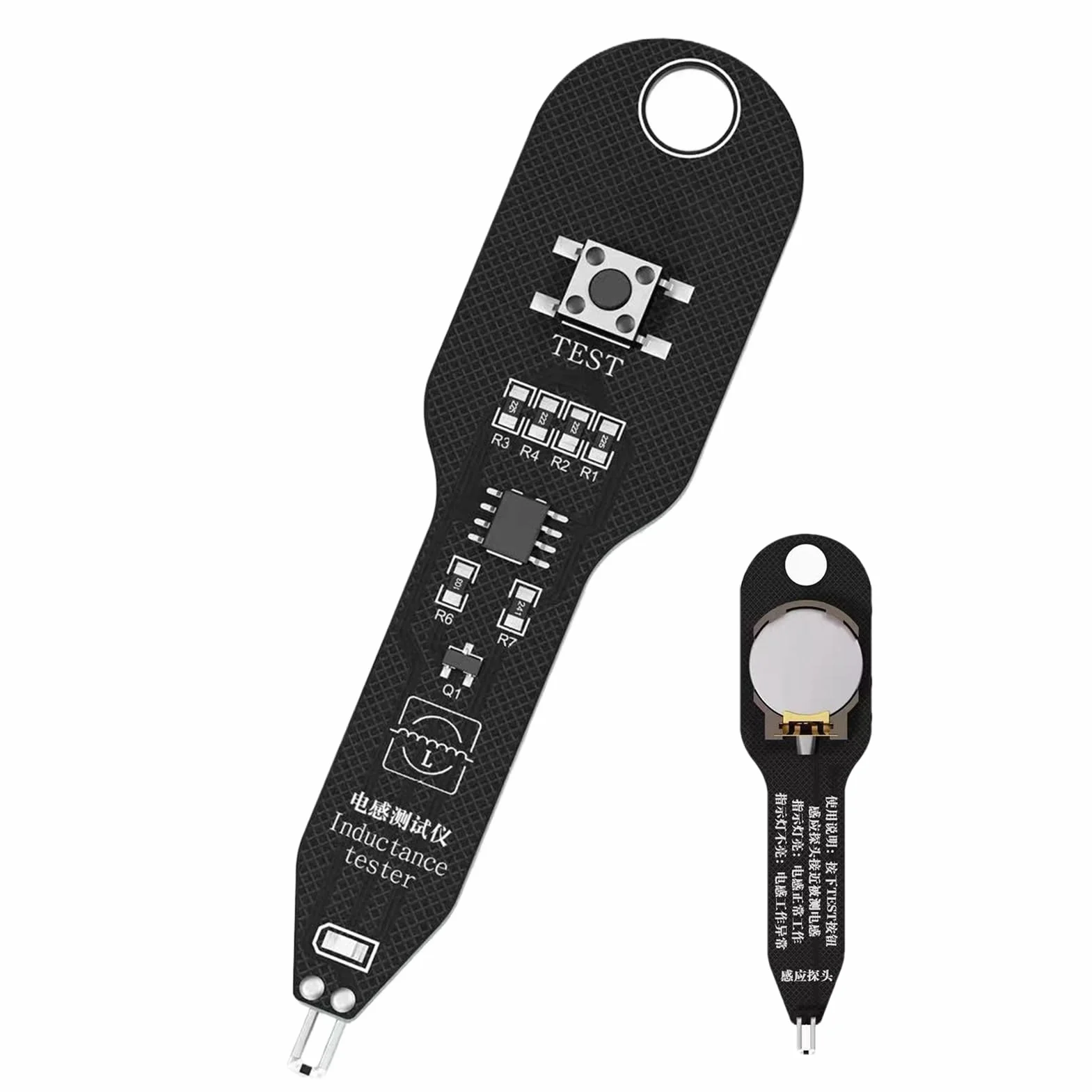 Tester per circuiti stampati, strumento di rilevamento induttanza, 3,39x0,87 pollici con sensore elettromagnetico professionale accurato, induzione per manutenzione, riparazione telep