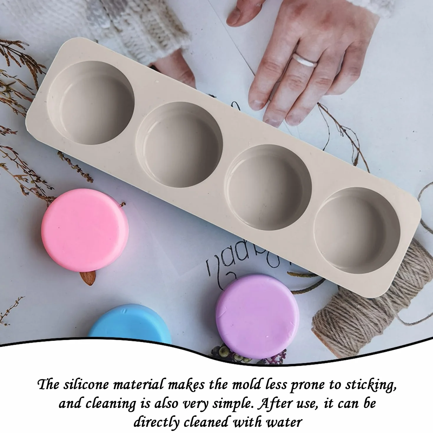 3 Pezzi Stampi In Silicone Geometrici Stampi Per Sapone Stampi Per Candele Stampi Per Cottura Accessori Artigianali Fai Da Te