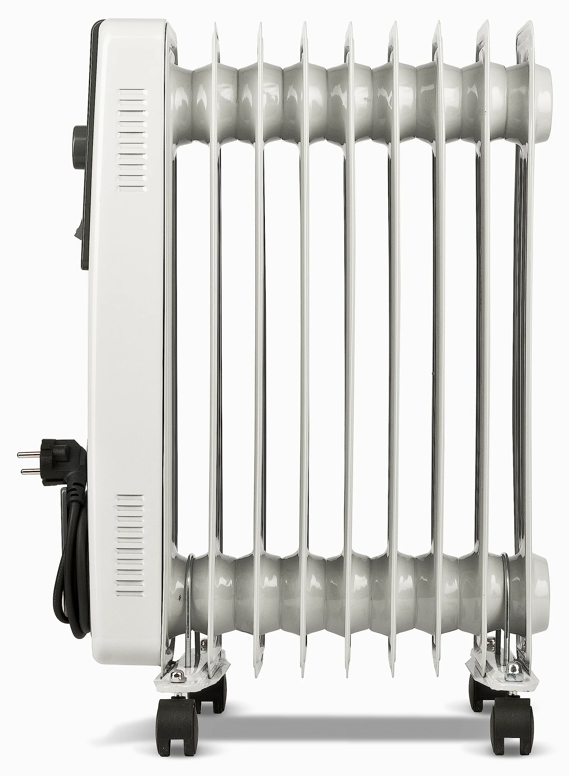 G3 Ferrari G60027 Radiatore ad Olio, 9 elementi riscaldanti, Eco, Bianco