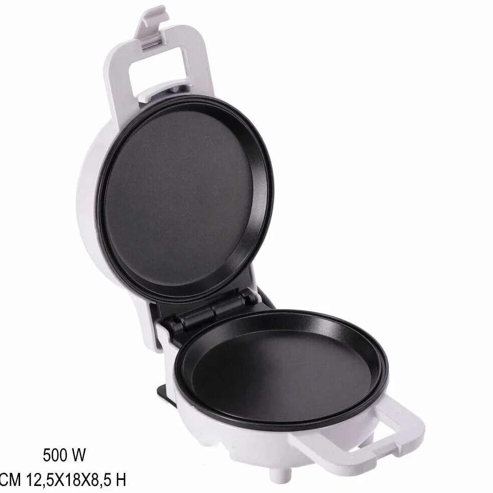 PIASTRA ELETTRICA PER PANCAKE IN BACHELITE ALLUMINIO E PLASTICA 500 W